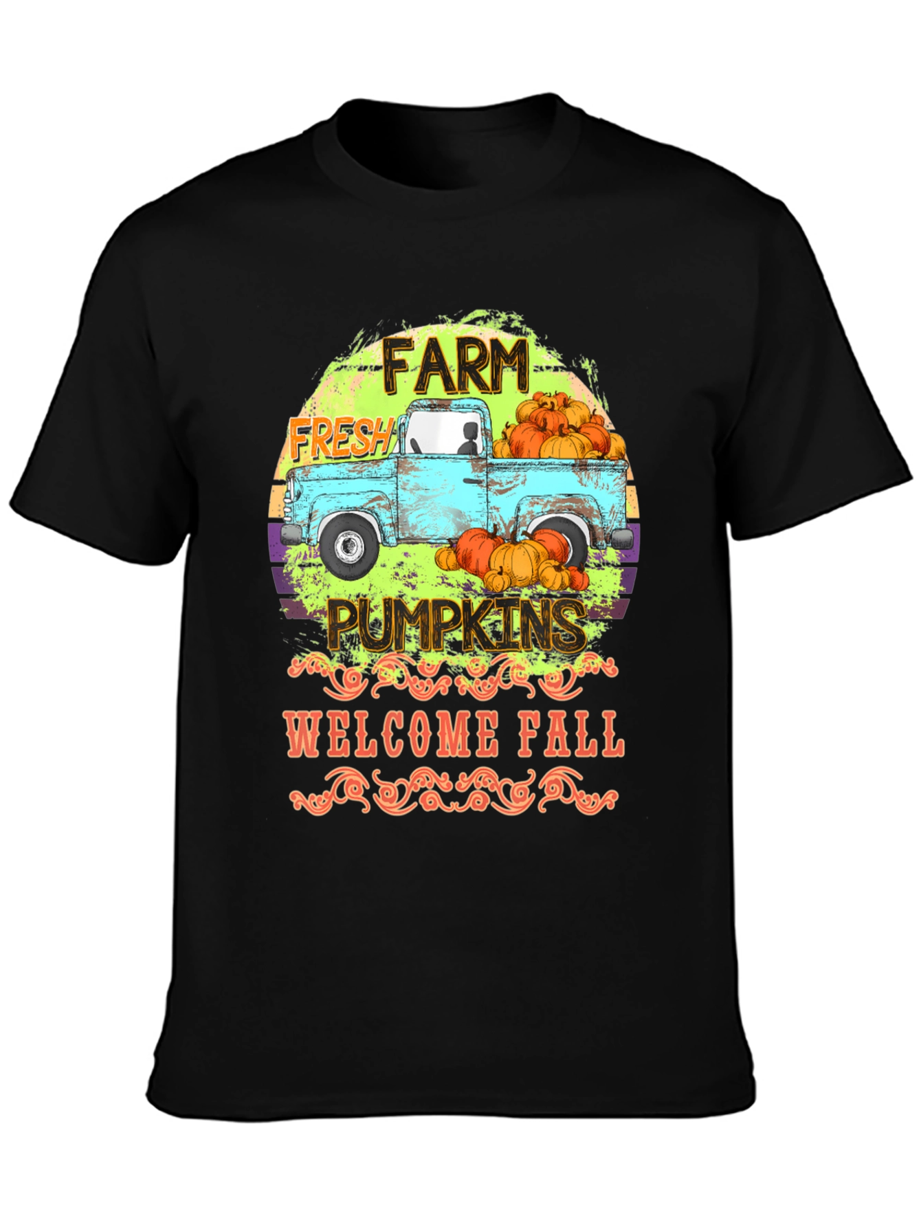 Farm Fresh Pumpkins Graphic T-Shirt