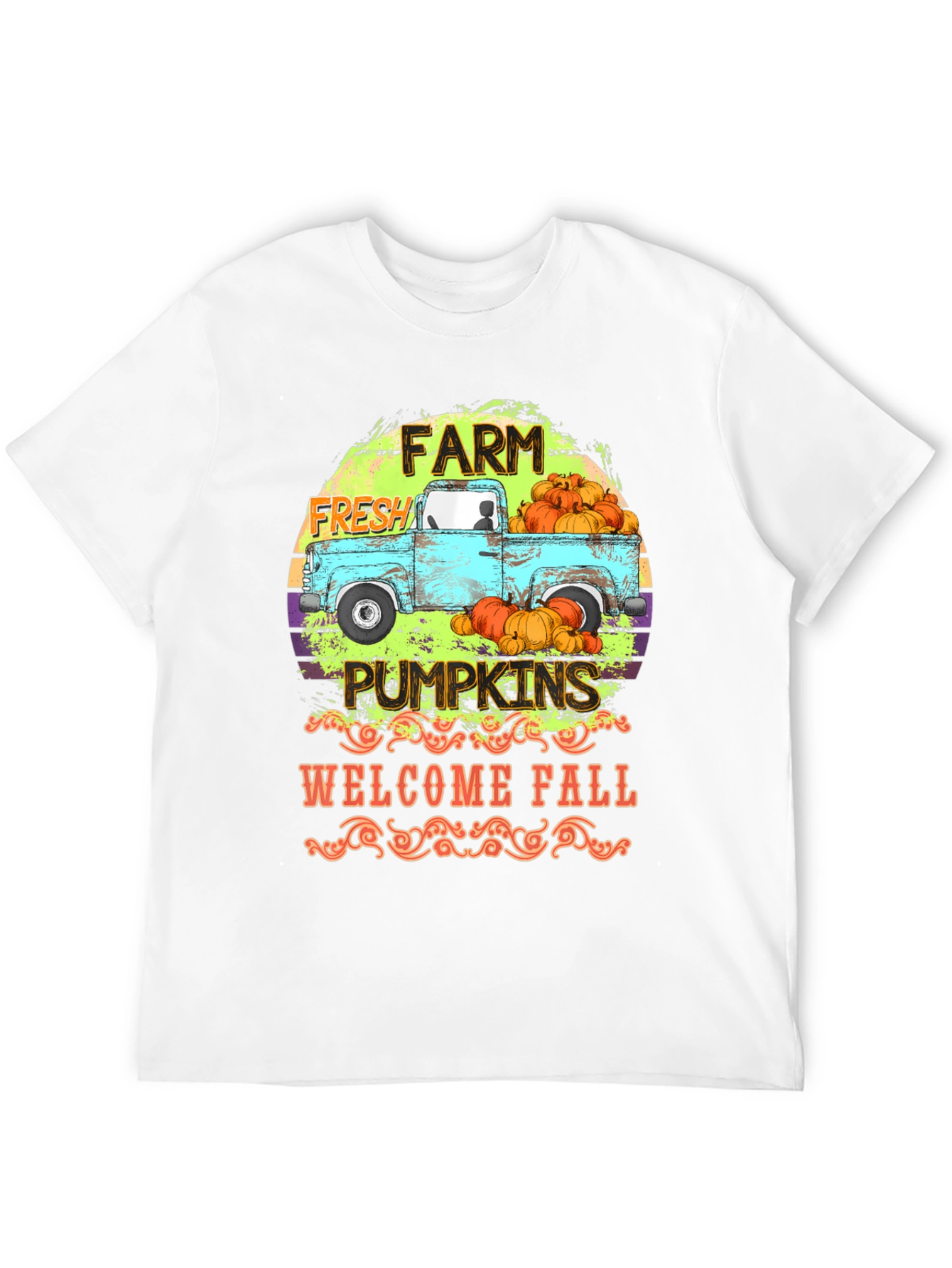 Farm Fresh Pumpkins Graphic T-Shirt