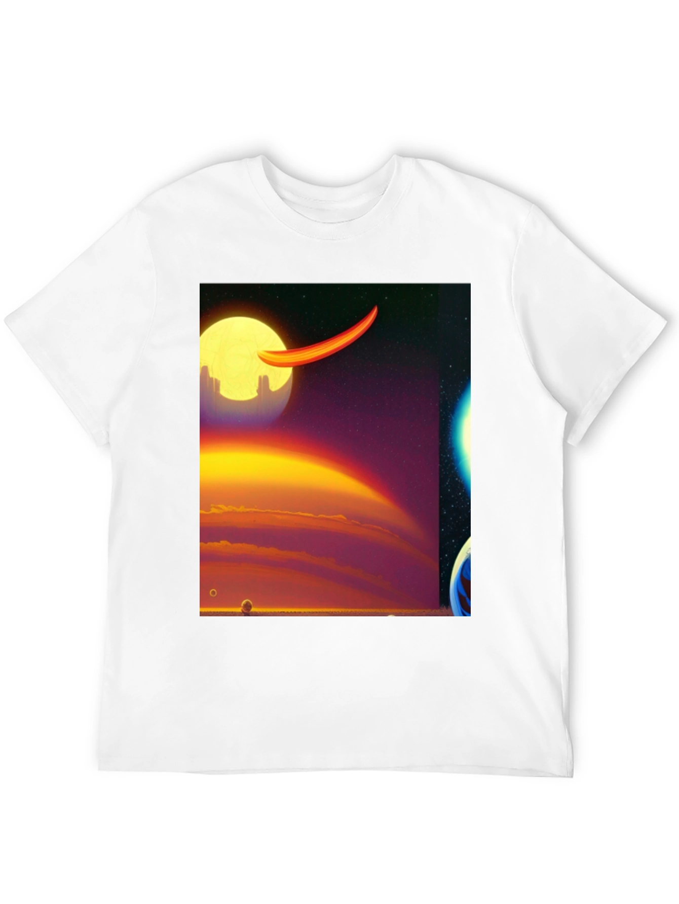 Sci-Fi Graphic Print Tee