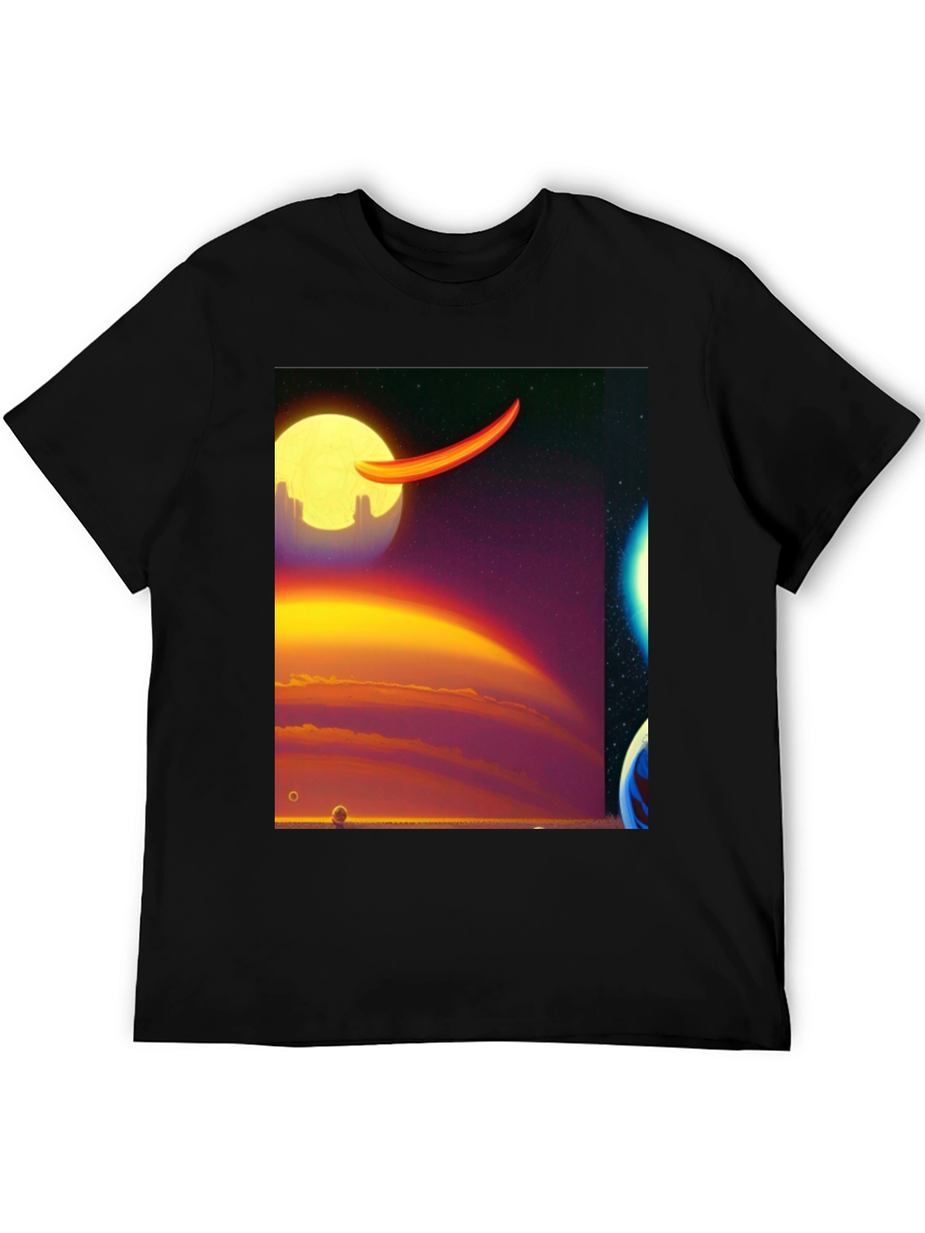 Sci-Fi Graphic Print Tee
