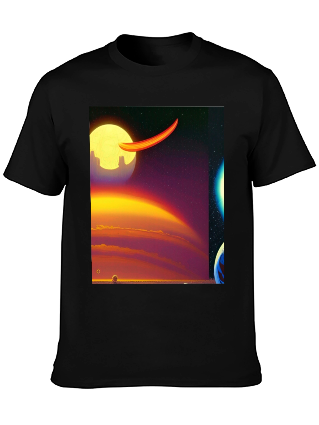 Sci-Fi Graphic Print Tee
