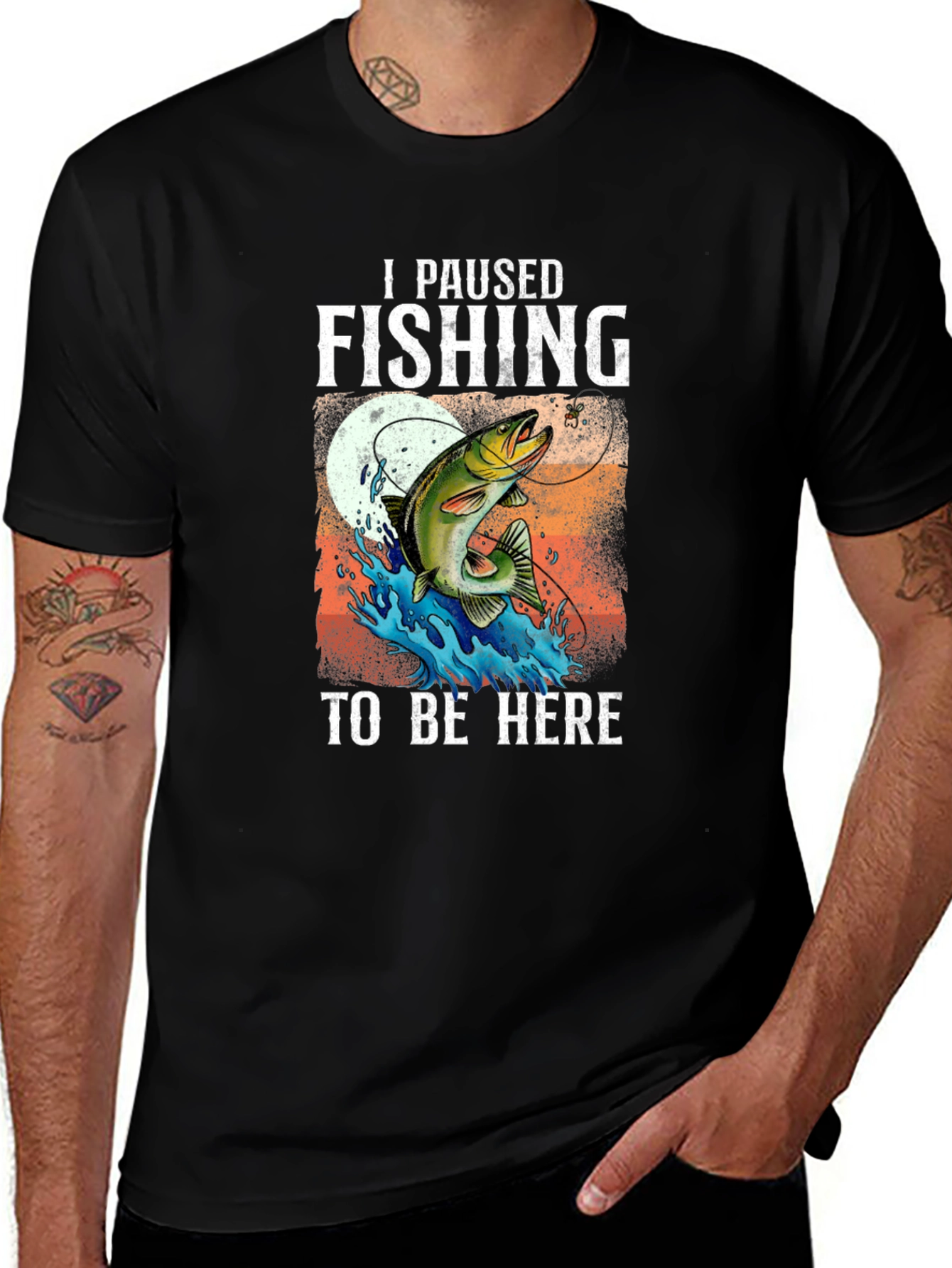 I Paused Fishing T-Shirt - Fisherman Gift