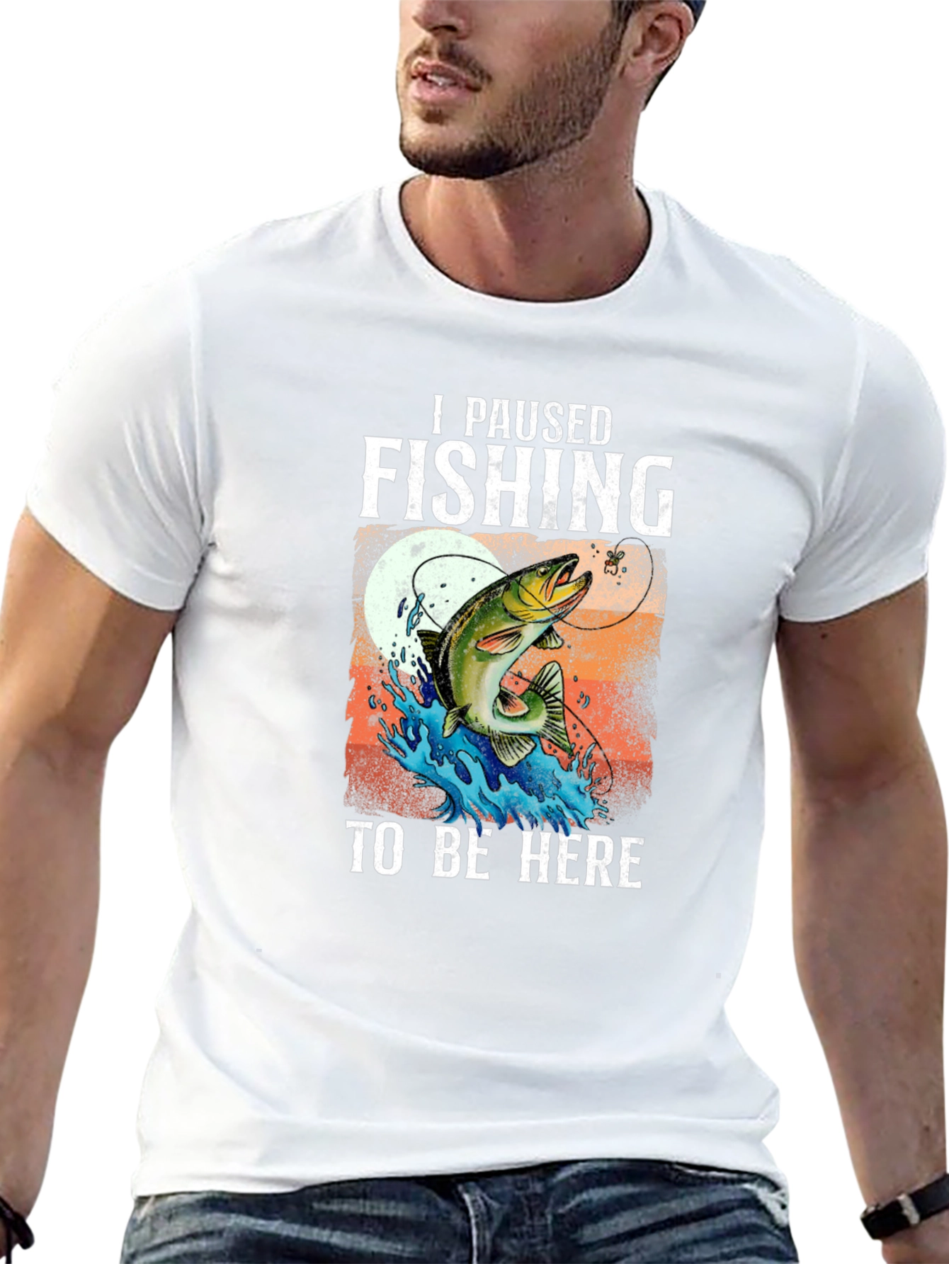I Paused Fishing T-Shirt - Fisherman Gift