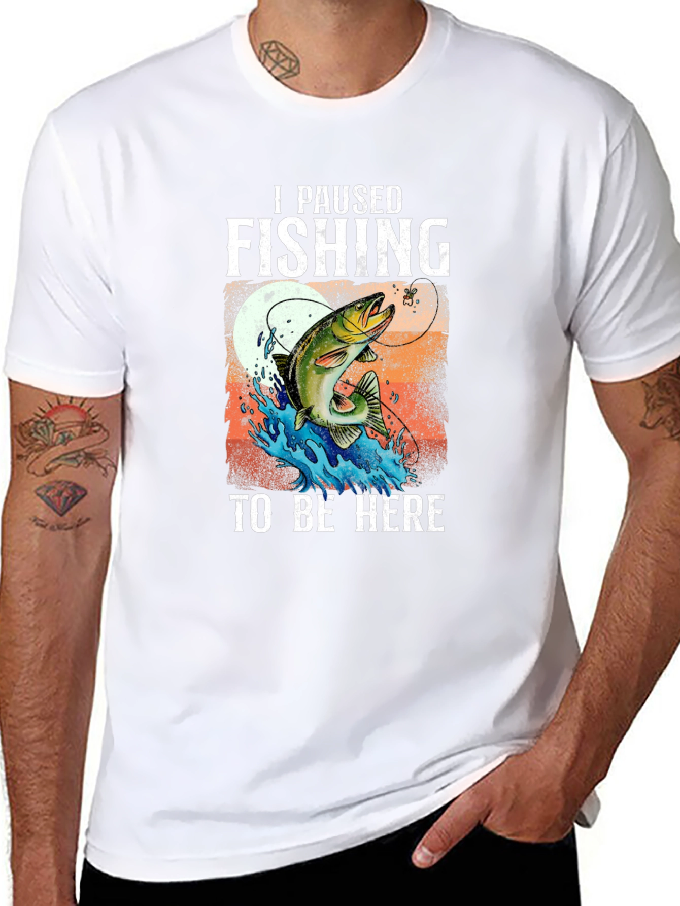 I Paused Fishing T-Shirt - Fisherman Gift