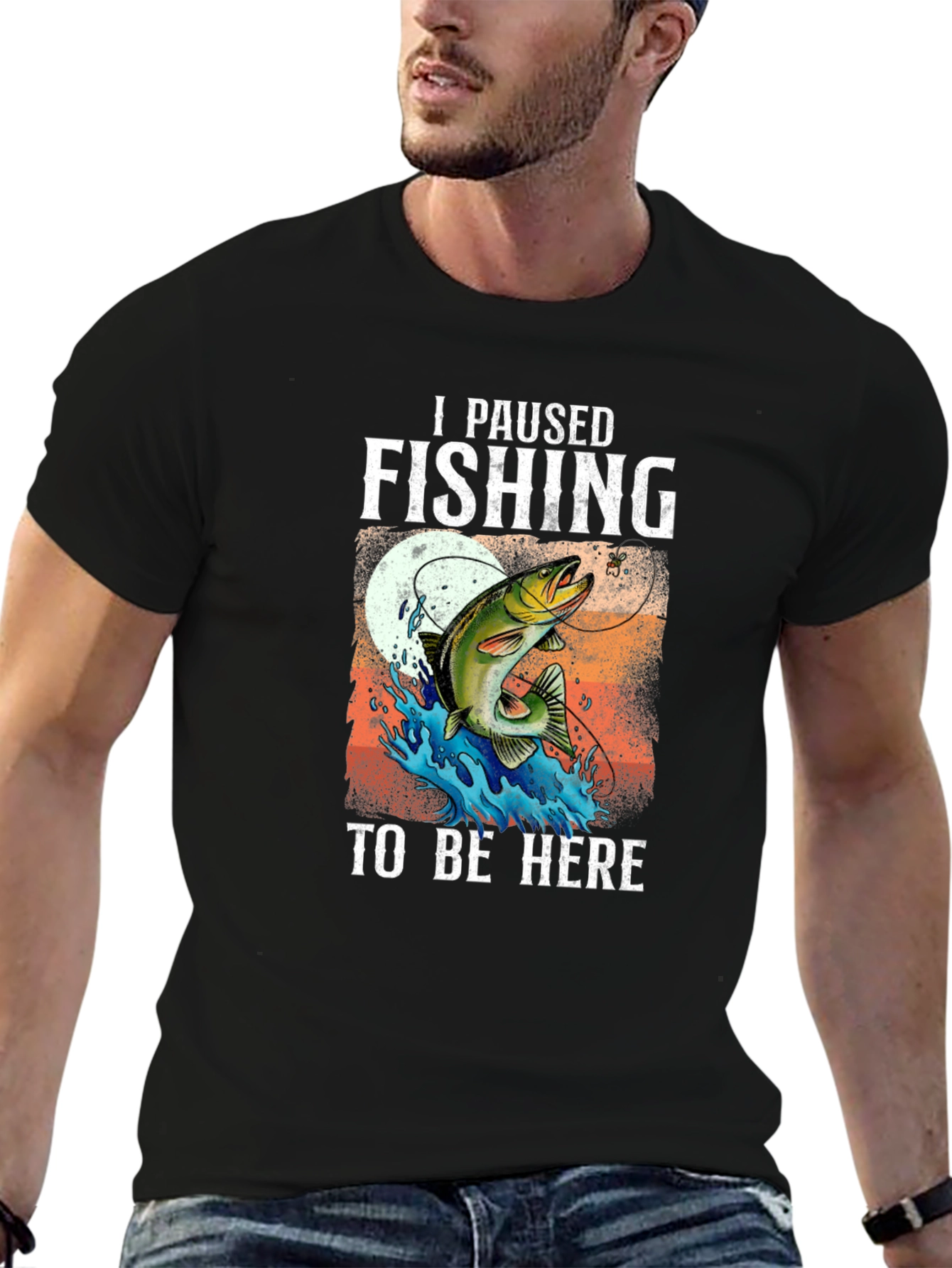 I Paused Fishing T-Shirt - Fisherman Gift