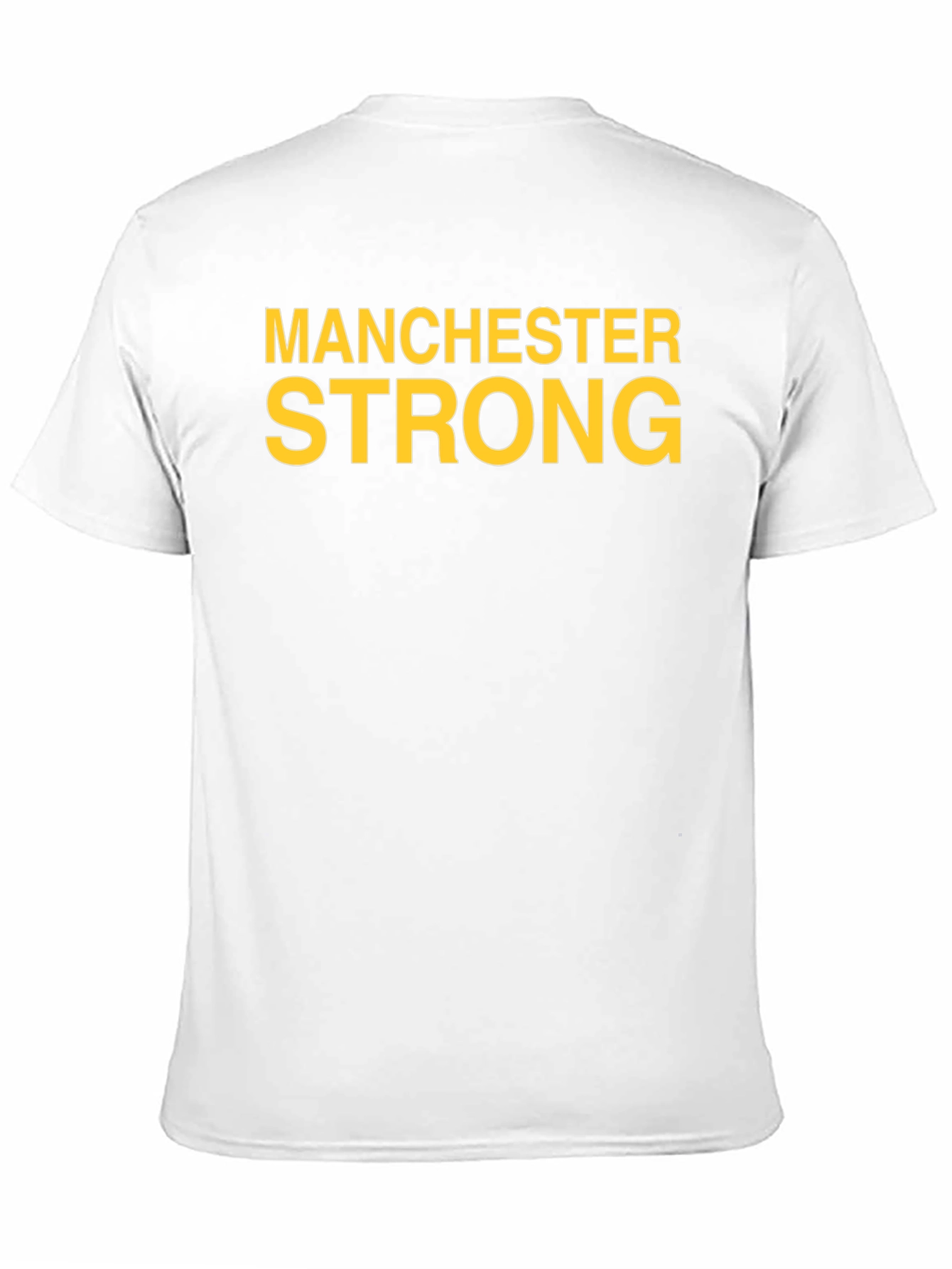 Manchester Strong Graphic Tee - Black Cotton T-Shirt