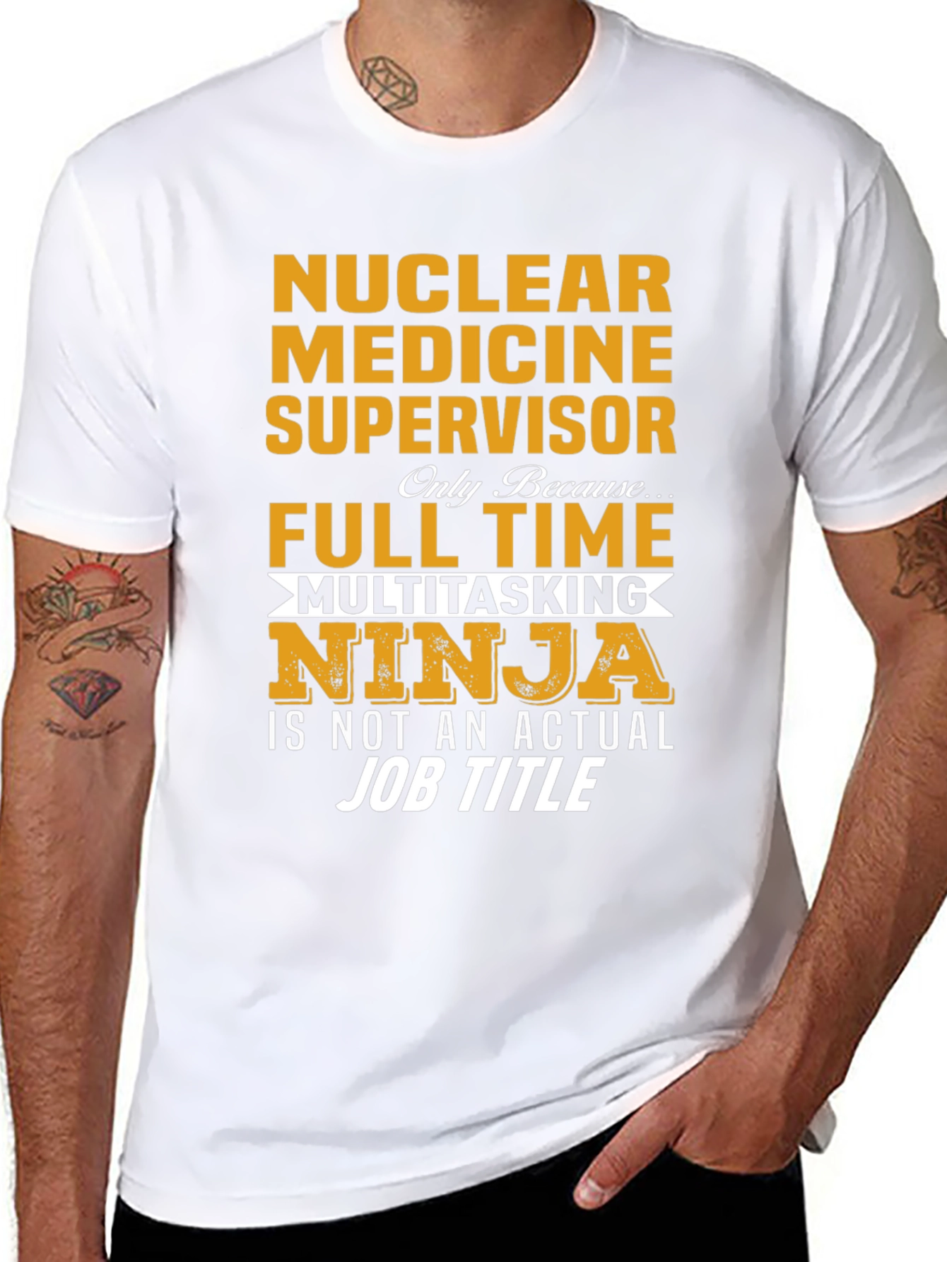 Nuclear Medicine Supervisor Multitasking Ninja T-Shirt