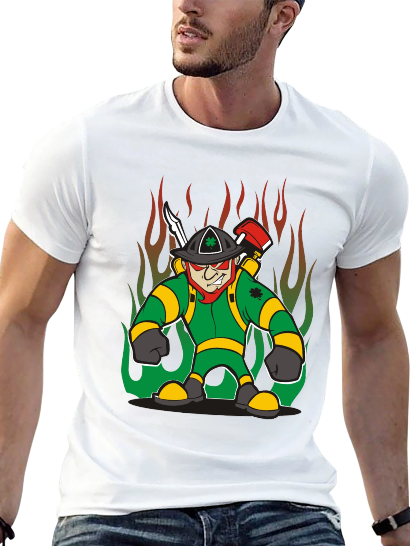St. Patricks Day Firefighter T-Shirt
