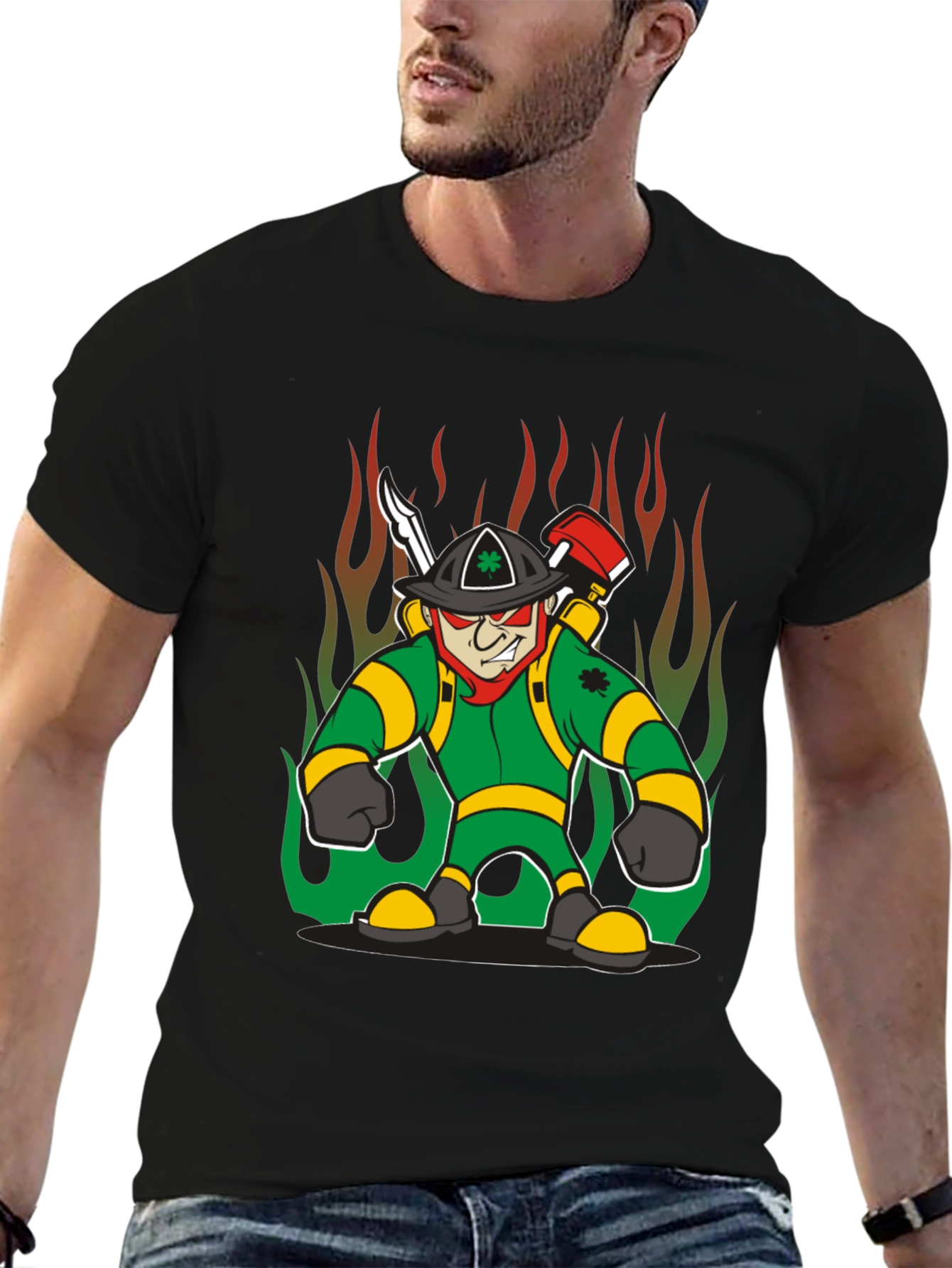 St. Patricks Day Firefighter T-Shirt