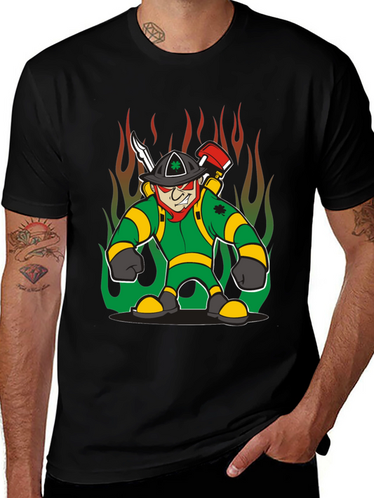 St. Patricks Day Firefighter T-Shirt