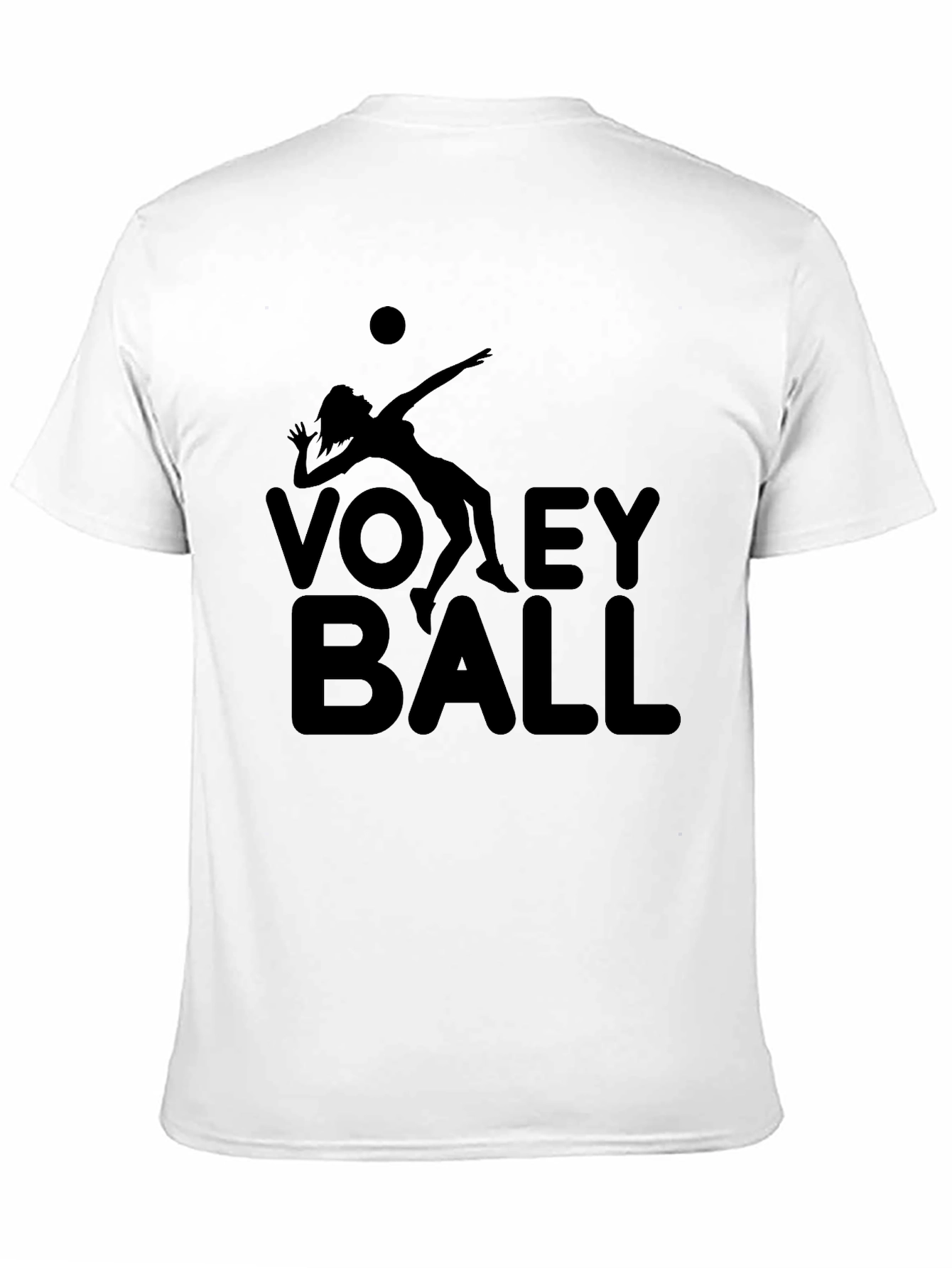 Volleyball Graphic Tee - Black
