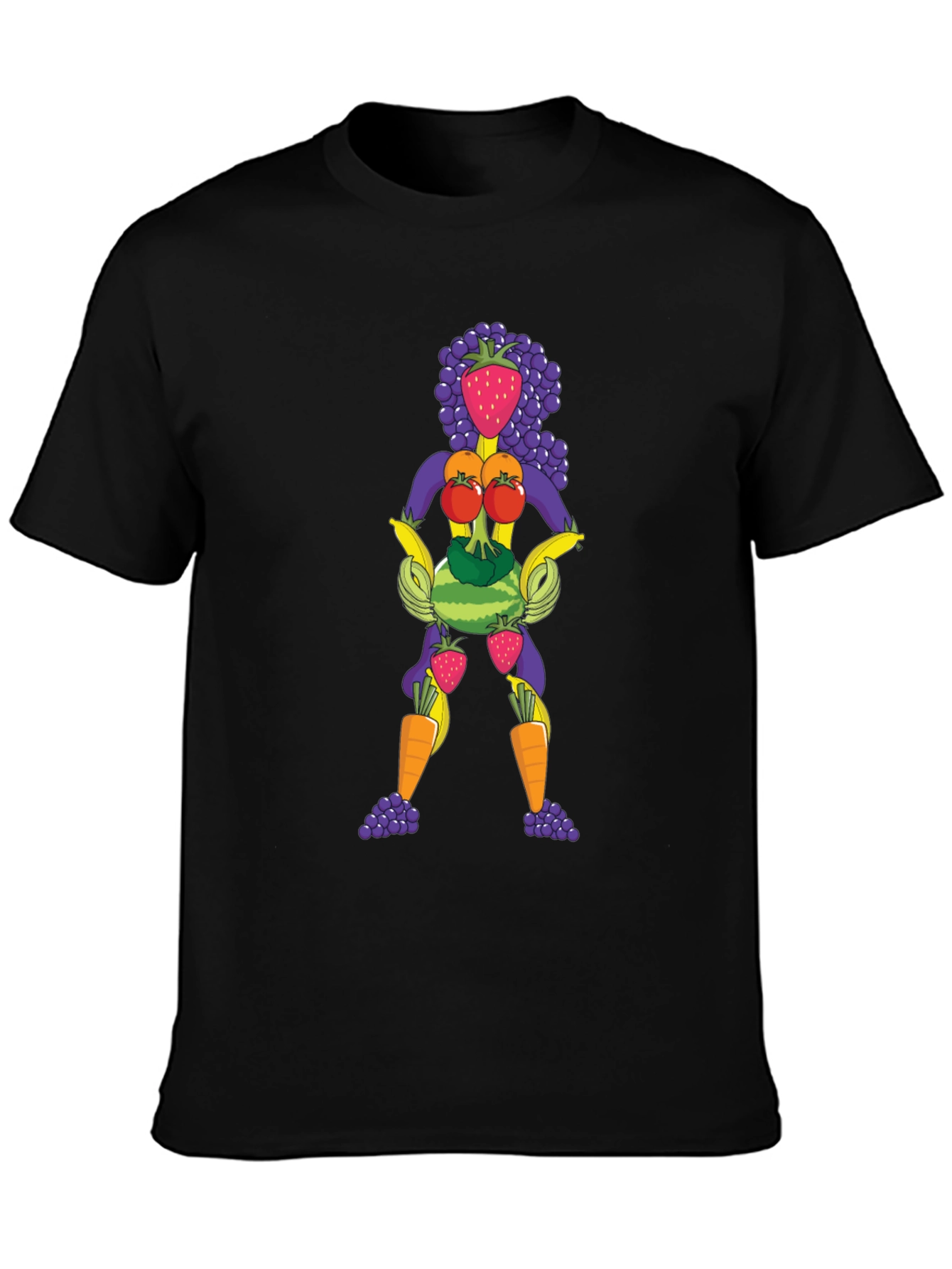 Fruit Lady Graphic Tee - Unisex Crew Neck