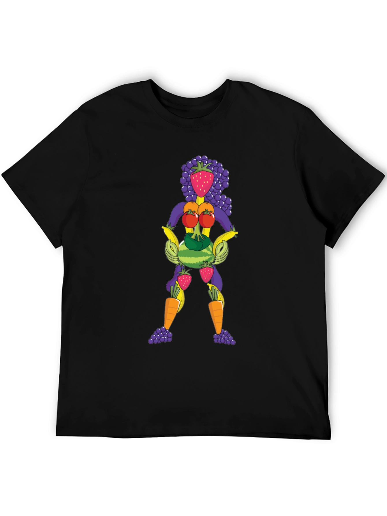 Fruit Lady Graphic Tee - Unisex Crew Neck