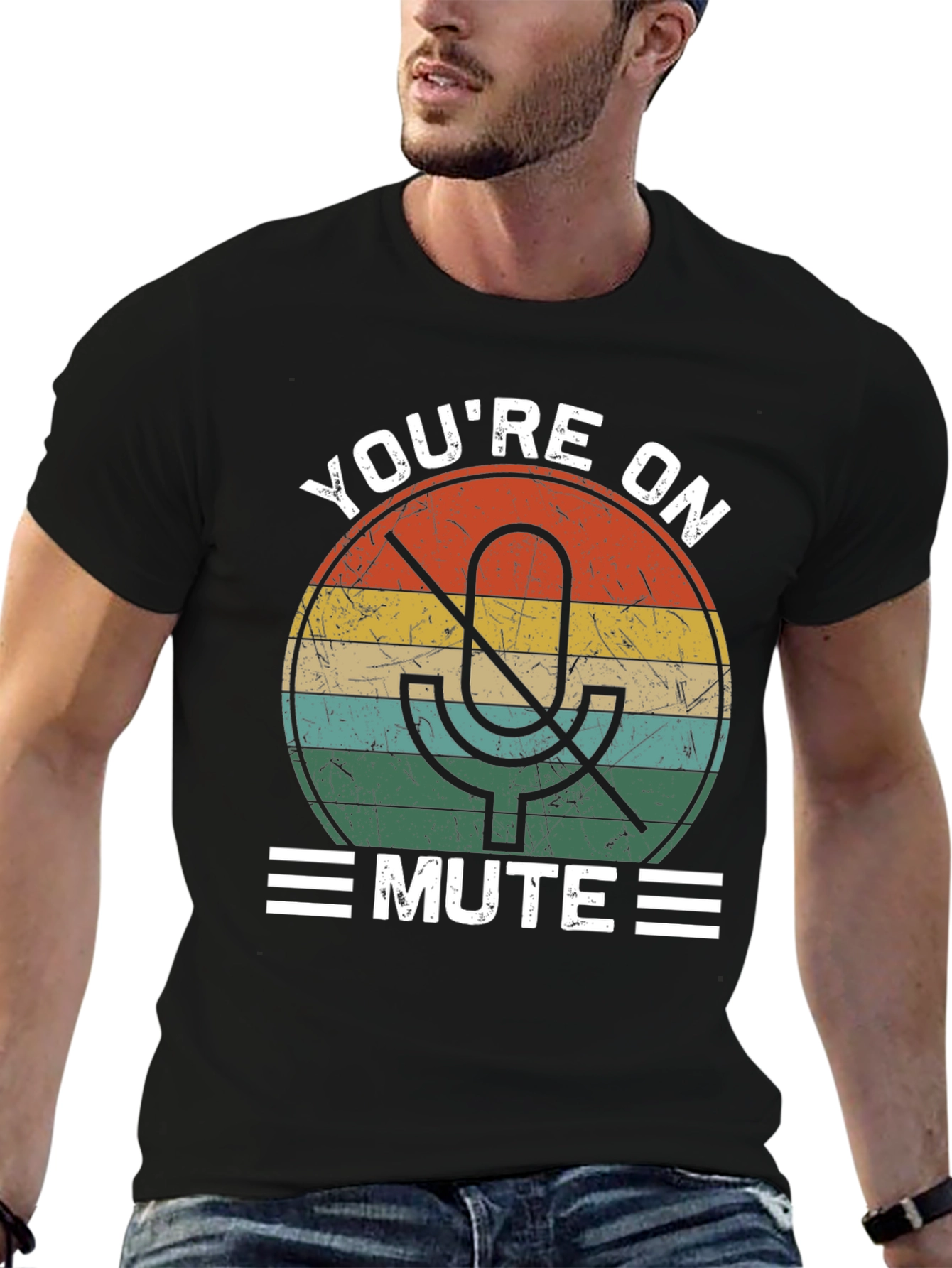 Youre On Mute T-Shirt Funny Retro Design