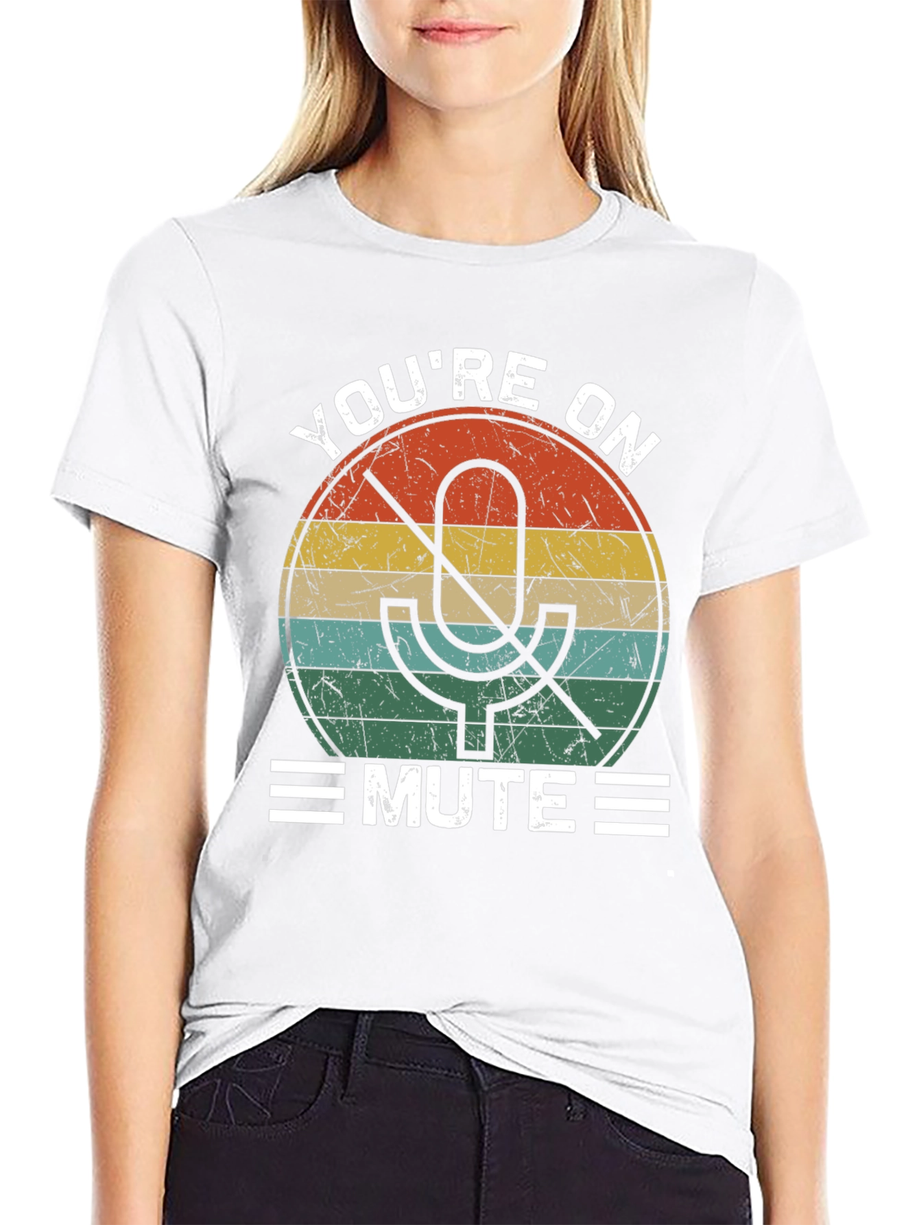 Youre On Mute T-Shirt Funny Retro Design