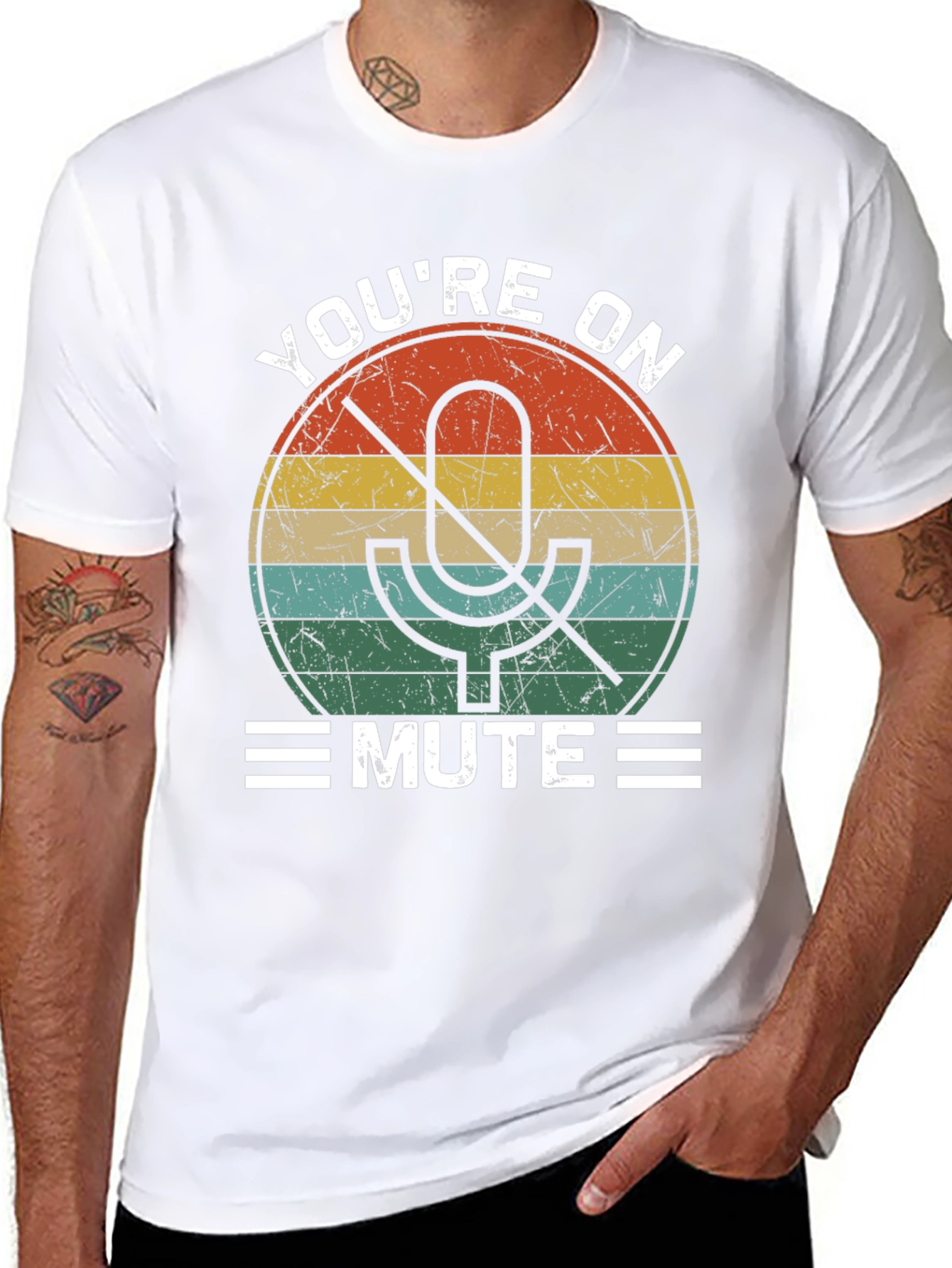 Youre On Mute T-Shirt Funny Retro Design