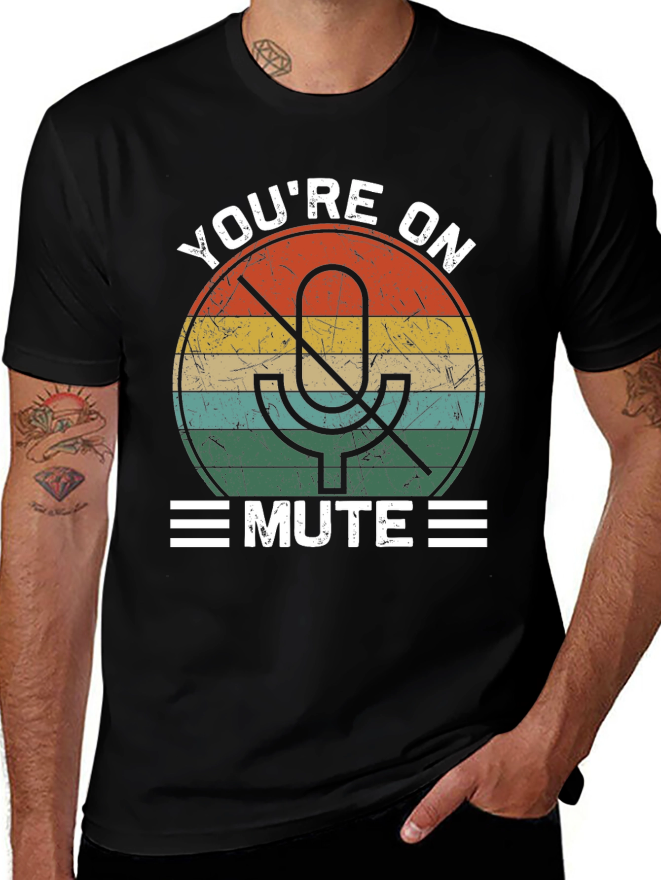 Youre On Mute T-Shirt Funny Retro Design