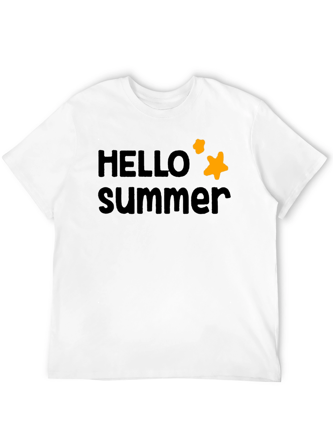 Hello Summer Black T-Shirt