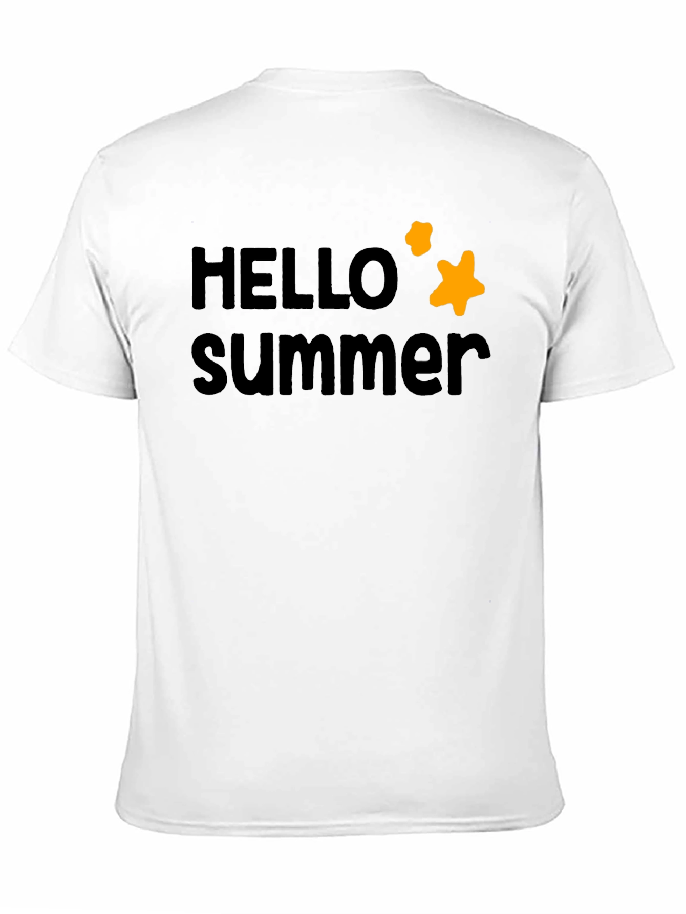 Hello Summer Black T-Shirt