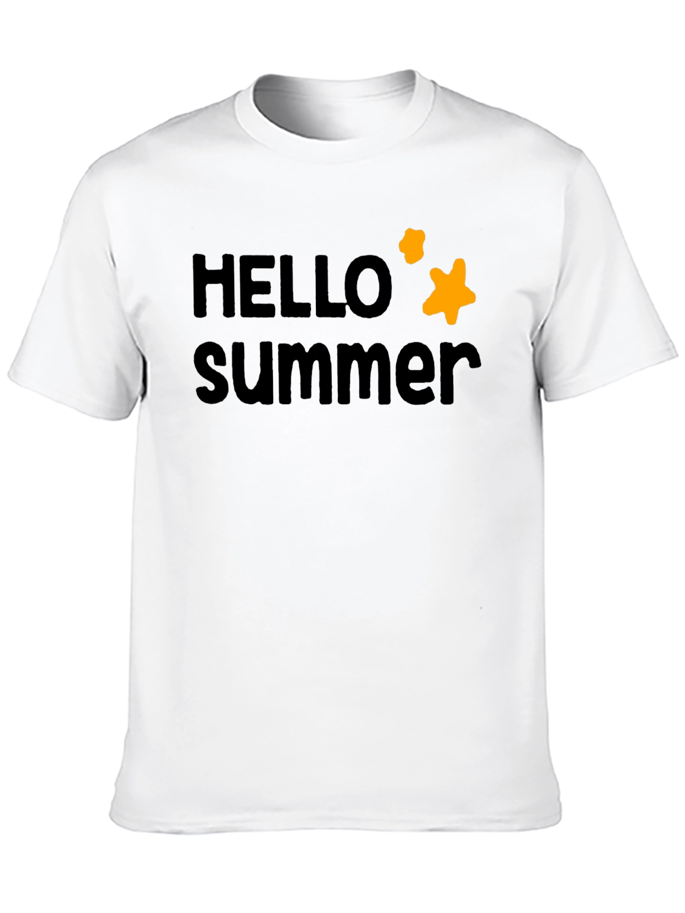 Hello Summer Black T-Shirt