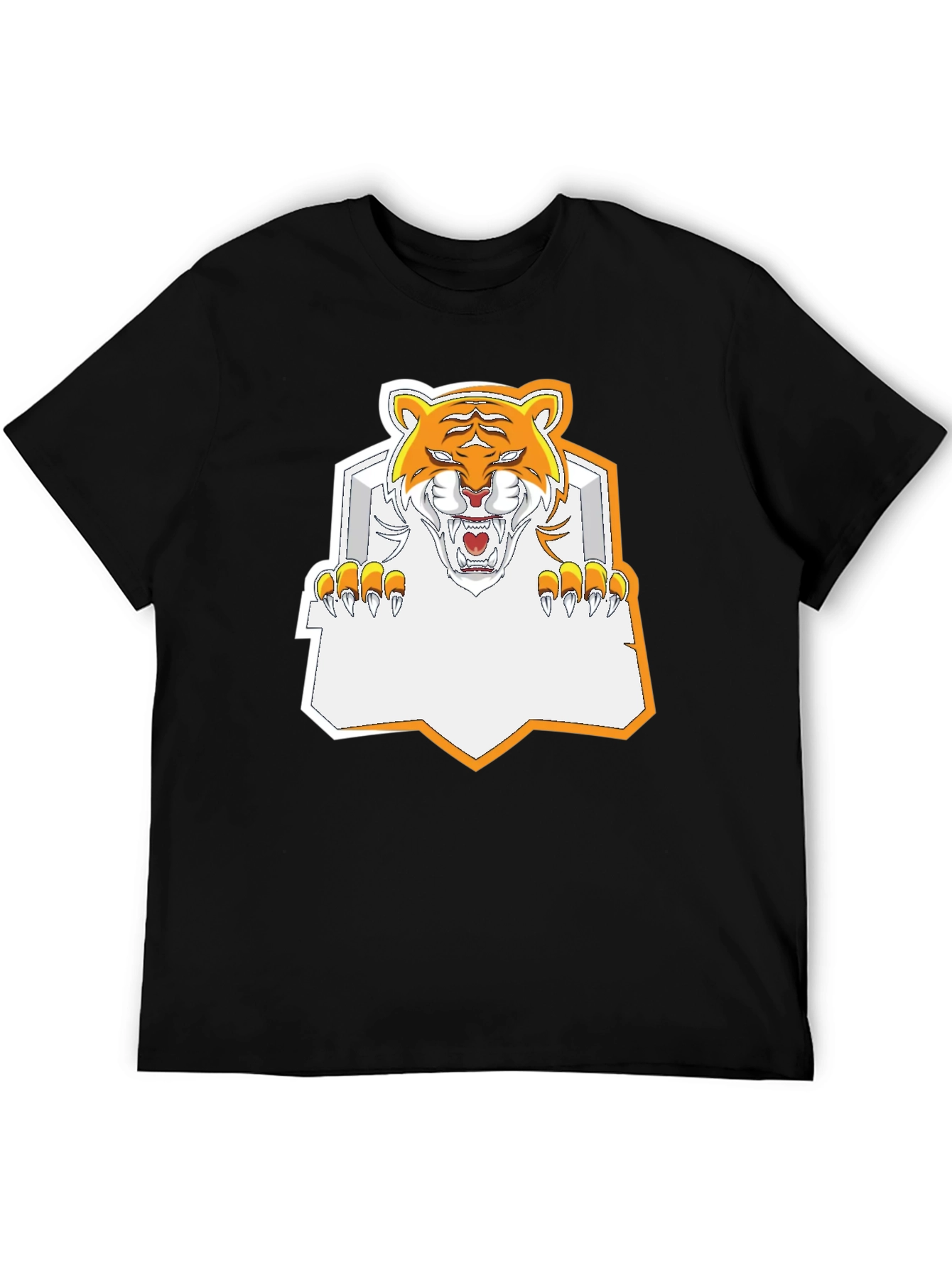 Tiger Graphic Tee - Fierce Black T-Shirt