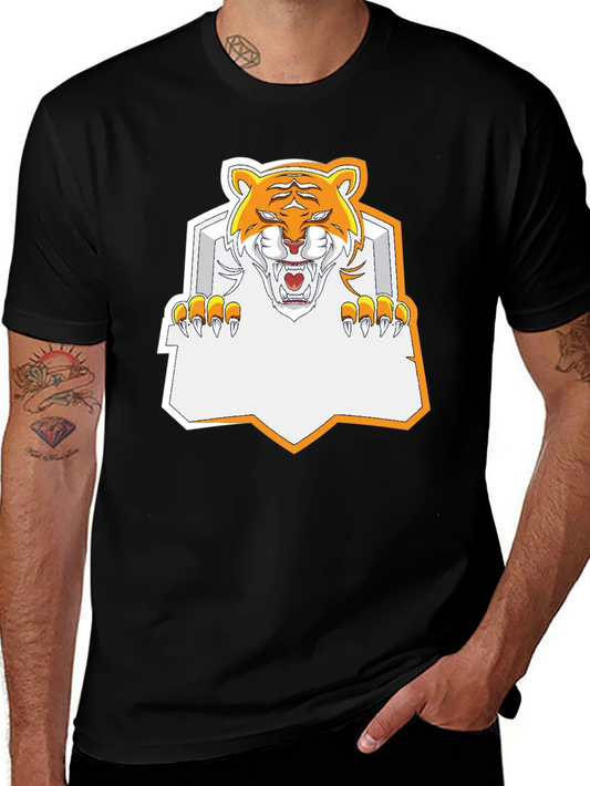 Tiger Graphic Tee - Fierce Black T-Shirt