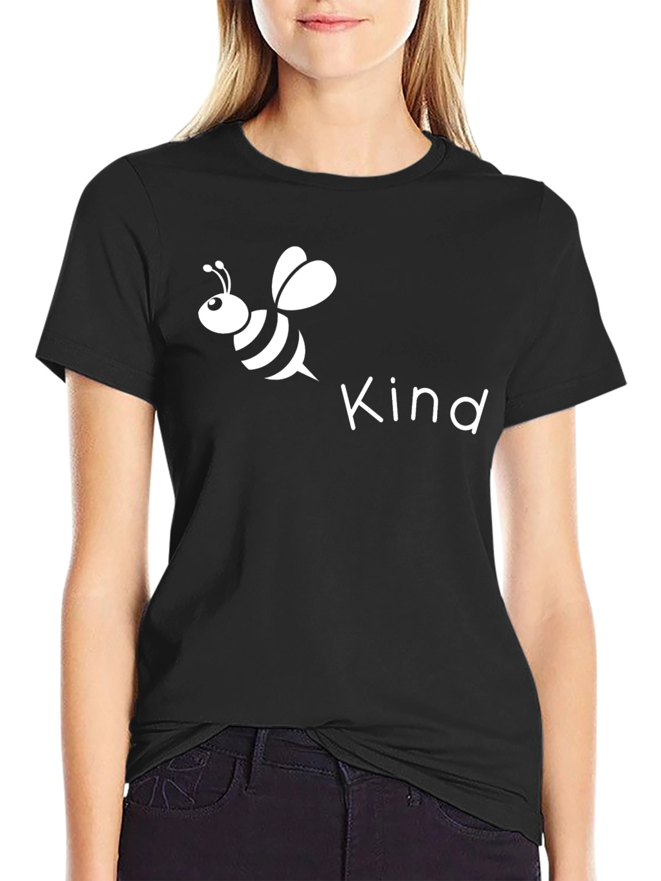 Be Kind Bee T-Shirt - Unisex Black Tee