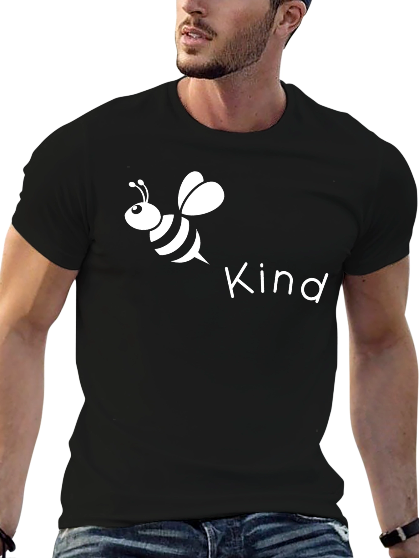 Be Kind Bee T-Shirt - Unisex Black Tee
