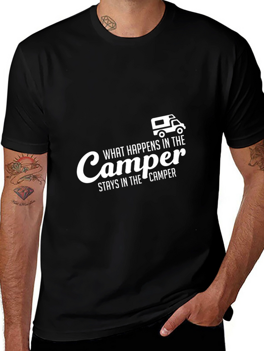 Camper Life T-Shirt - What Happens in the Camper Stays