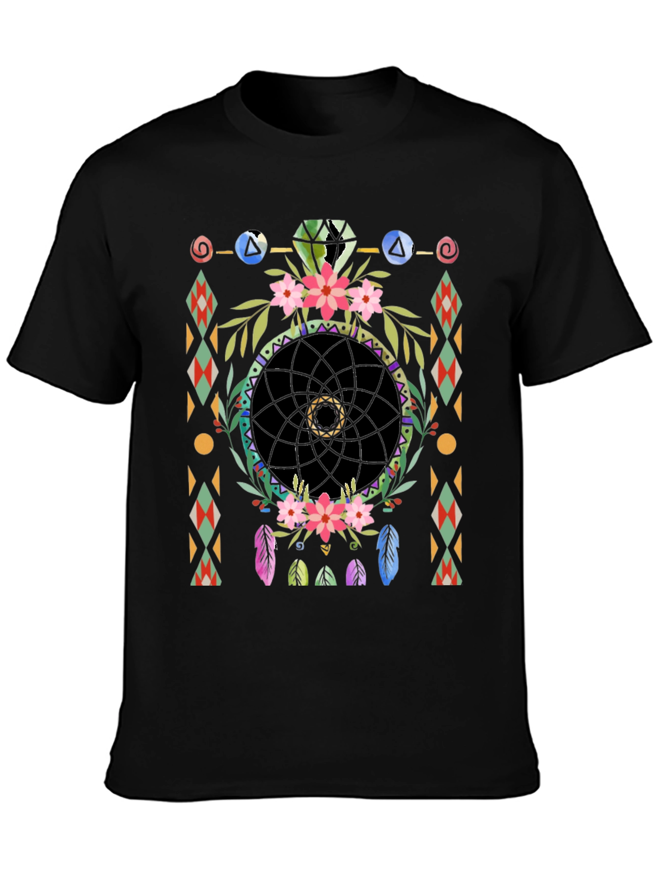 Dreamcatcher Graphic Tee - Boho Style Shirt