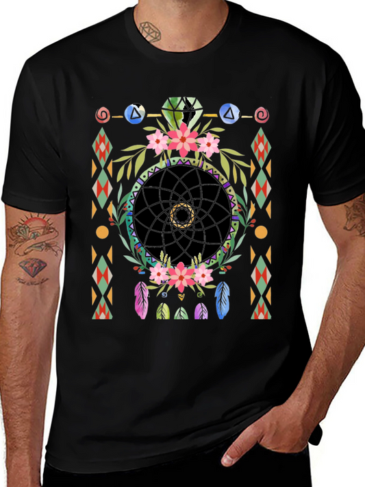Dreamcatcher Graphic Tee - Boho Style Shirt