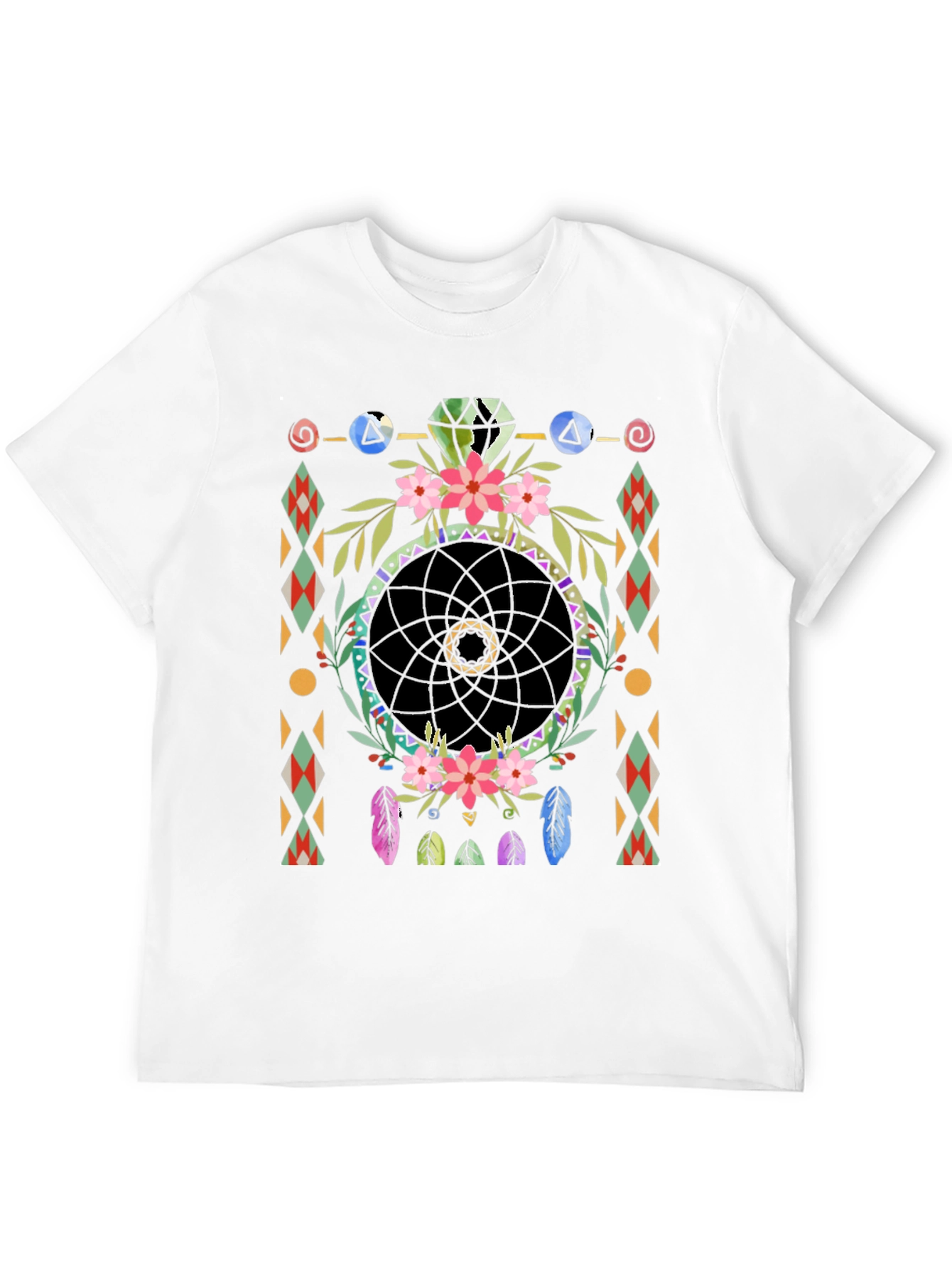 Dreamcatcher Graphic Tee - Boho Style Shirt