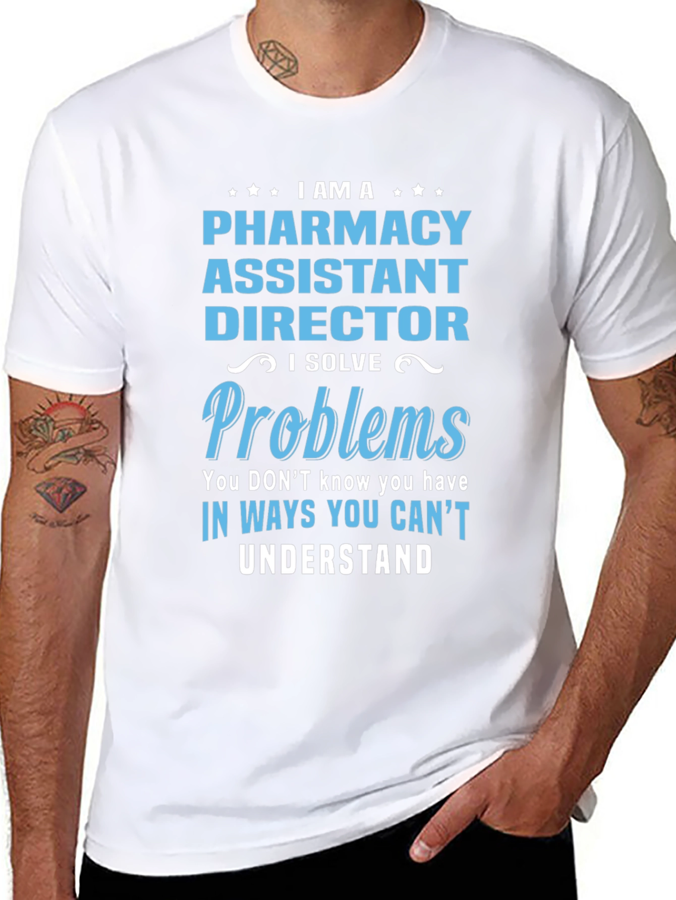 Pharmacy Assistant Director T-Shirt - I Solve Problems