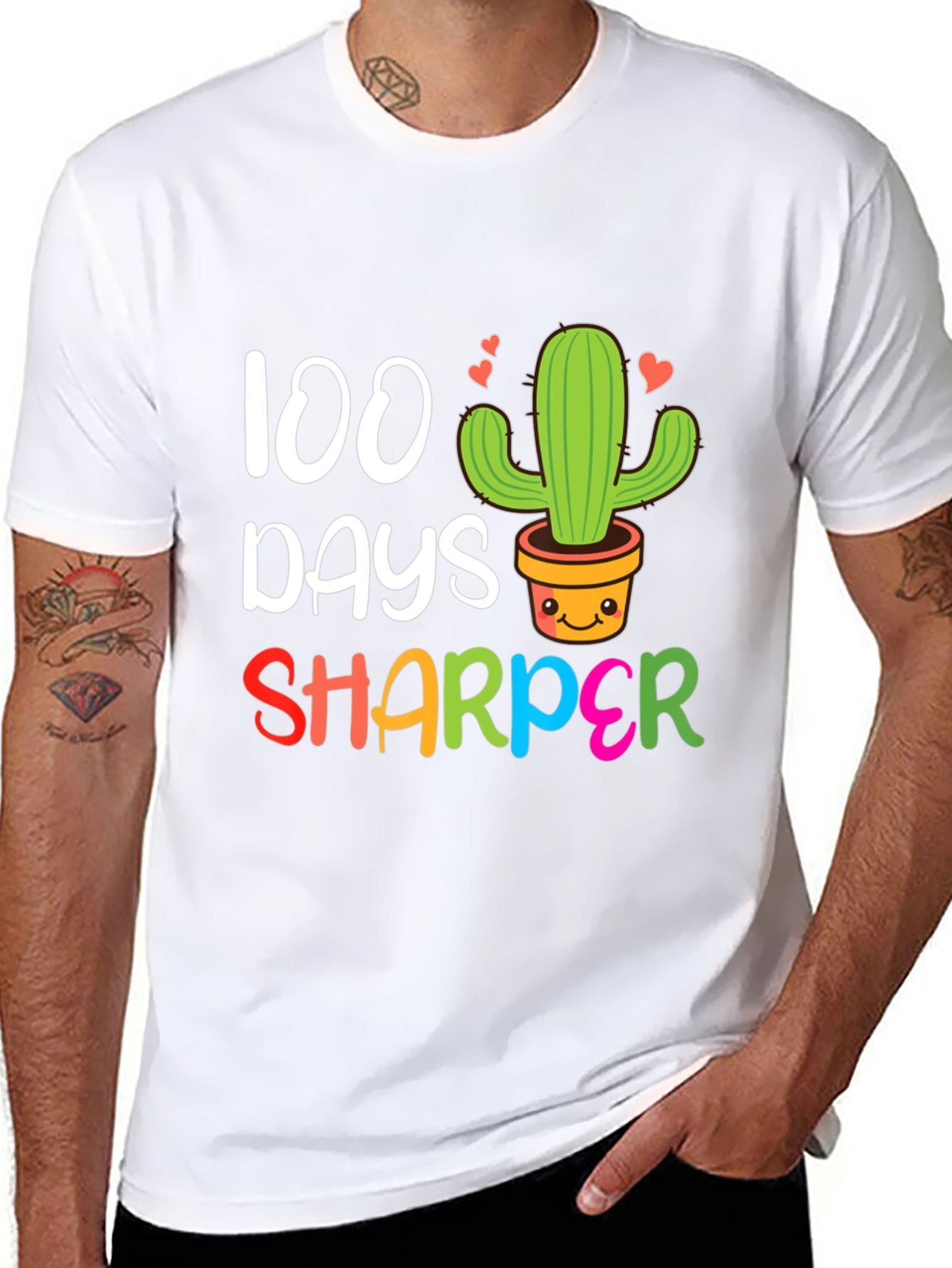 100 Days Sharper Cactus T-Shirt