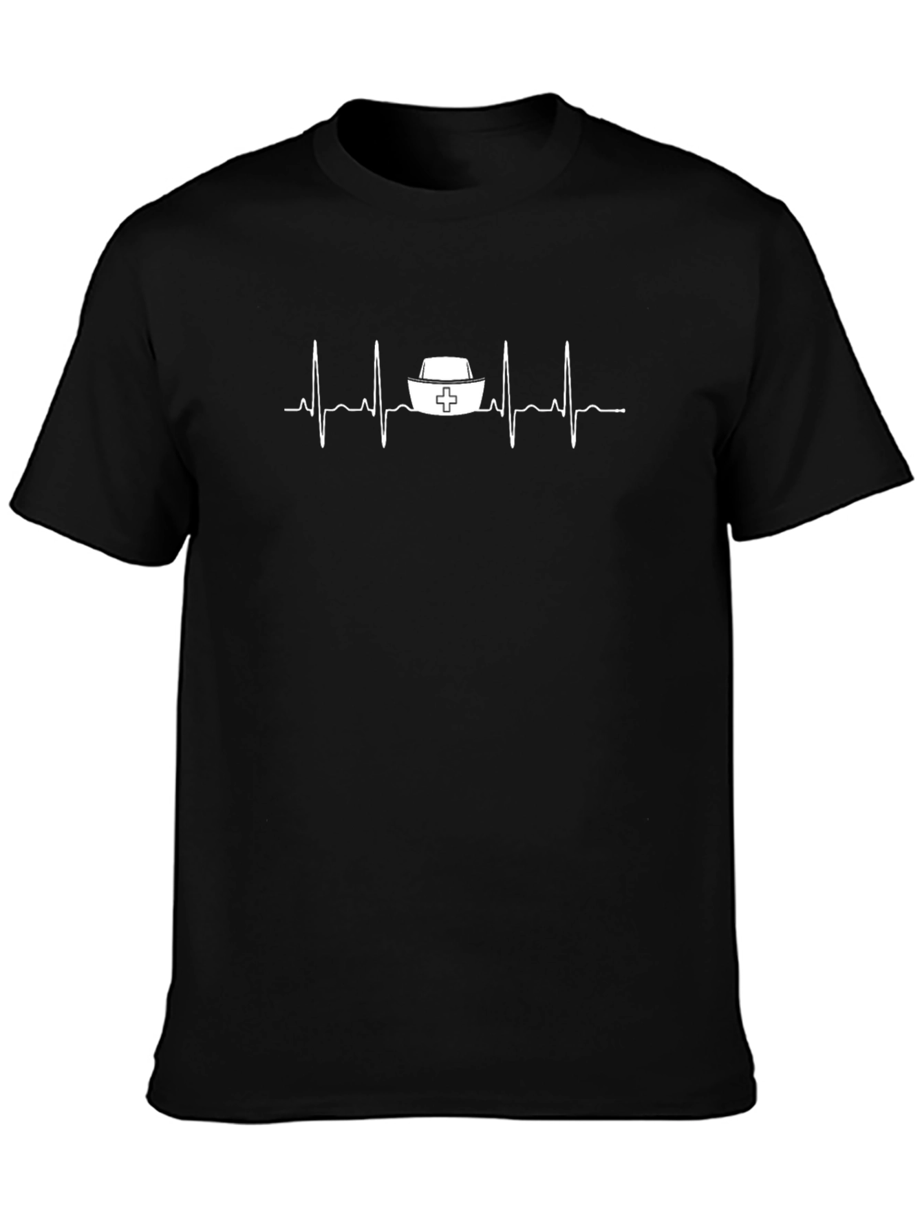 Nurse Heartbeat T-Shirt - Stylish Medical Apparel