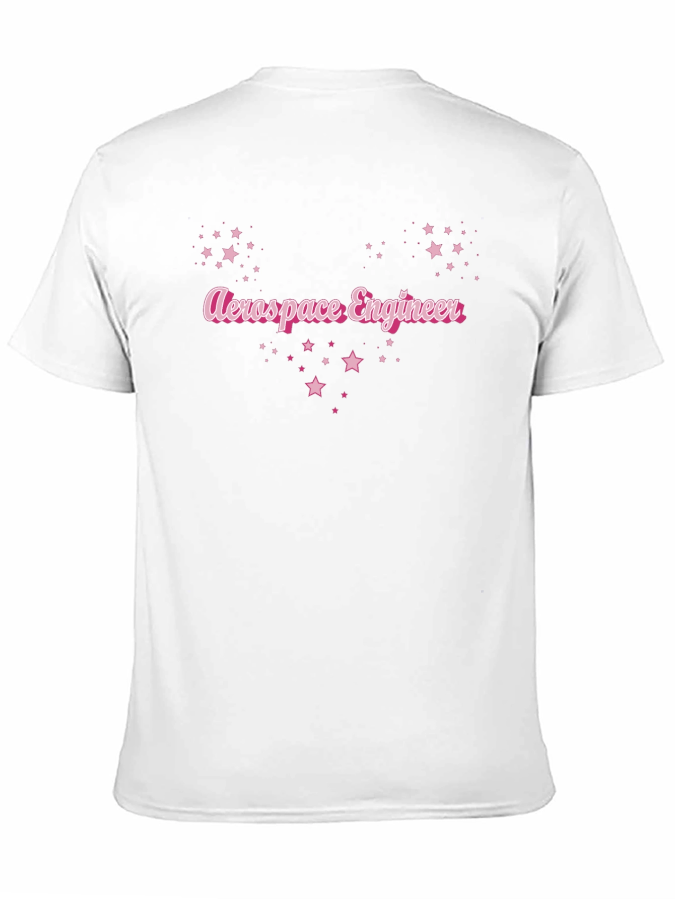 Aerospace Engineer Tee - Pink Stars