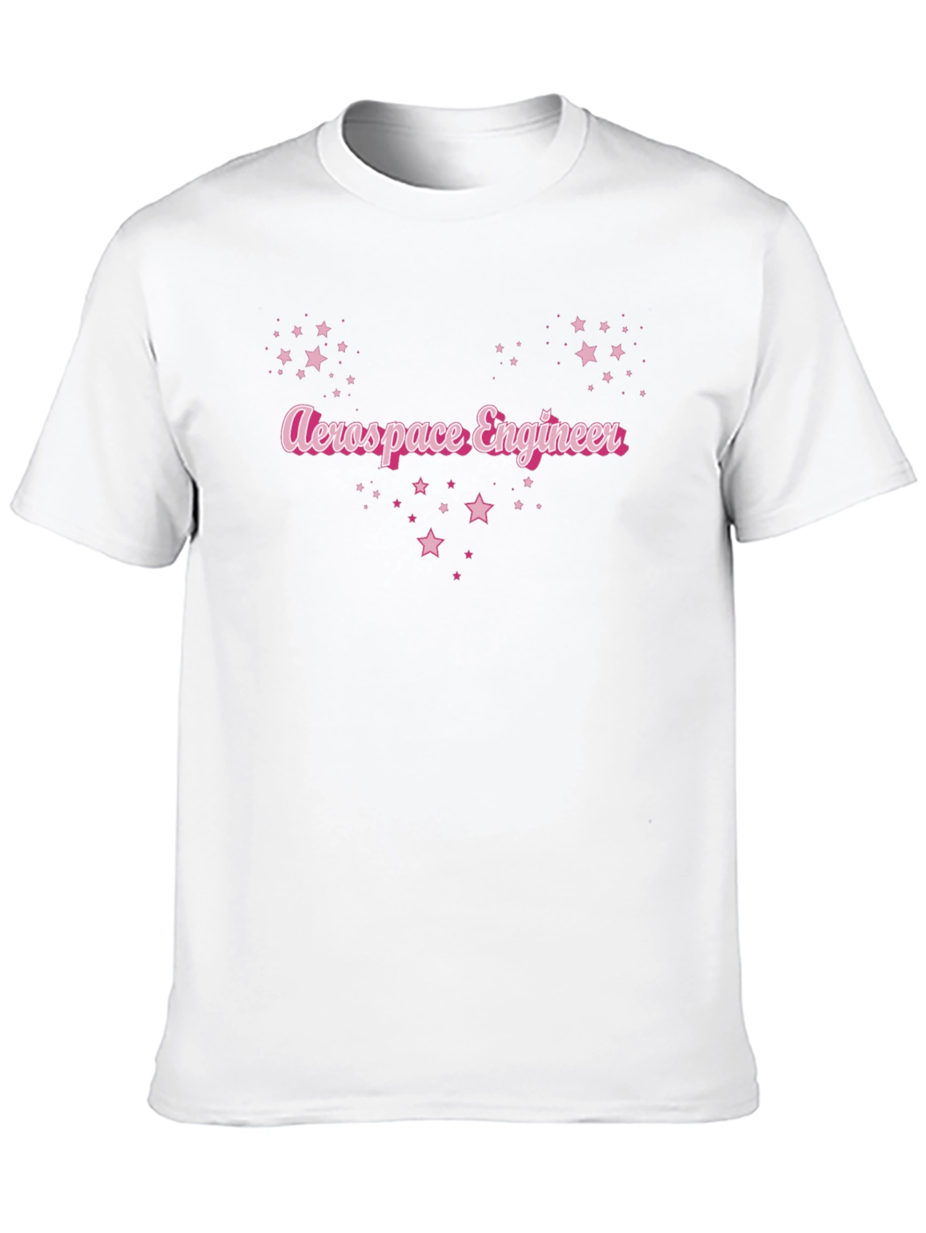 Aerospace Engineer Tee - Pink Stars