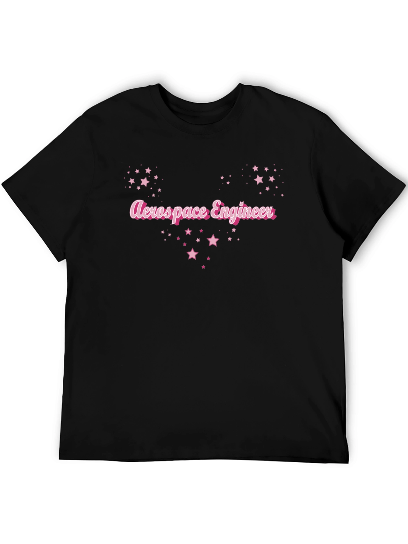 Aerospace Engineer Tee - Pink Stars