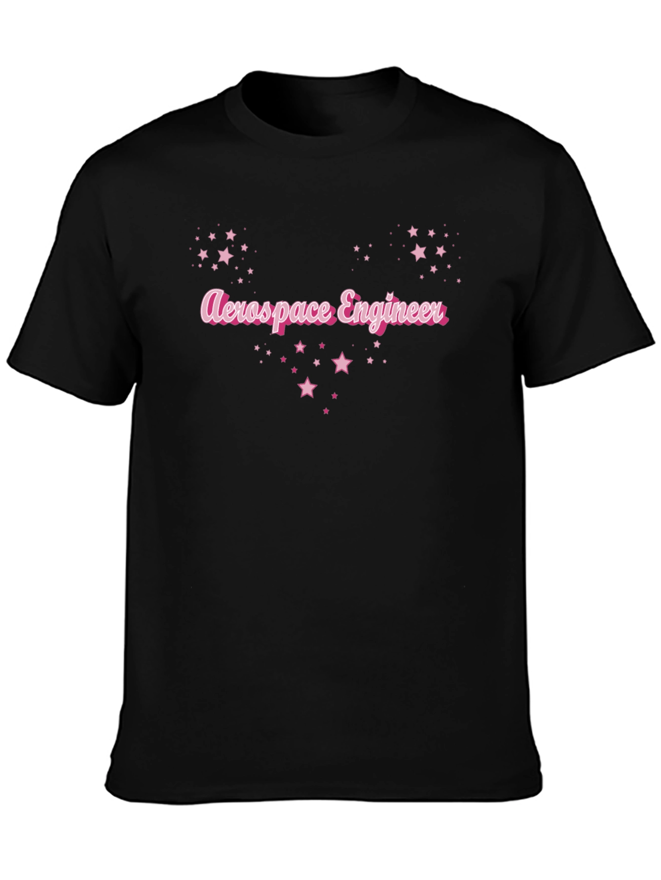 Aerospace Engineer Tee - Pink Stars
