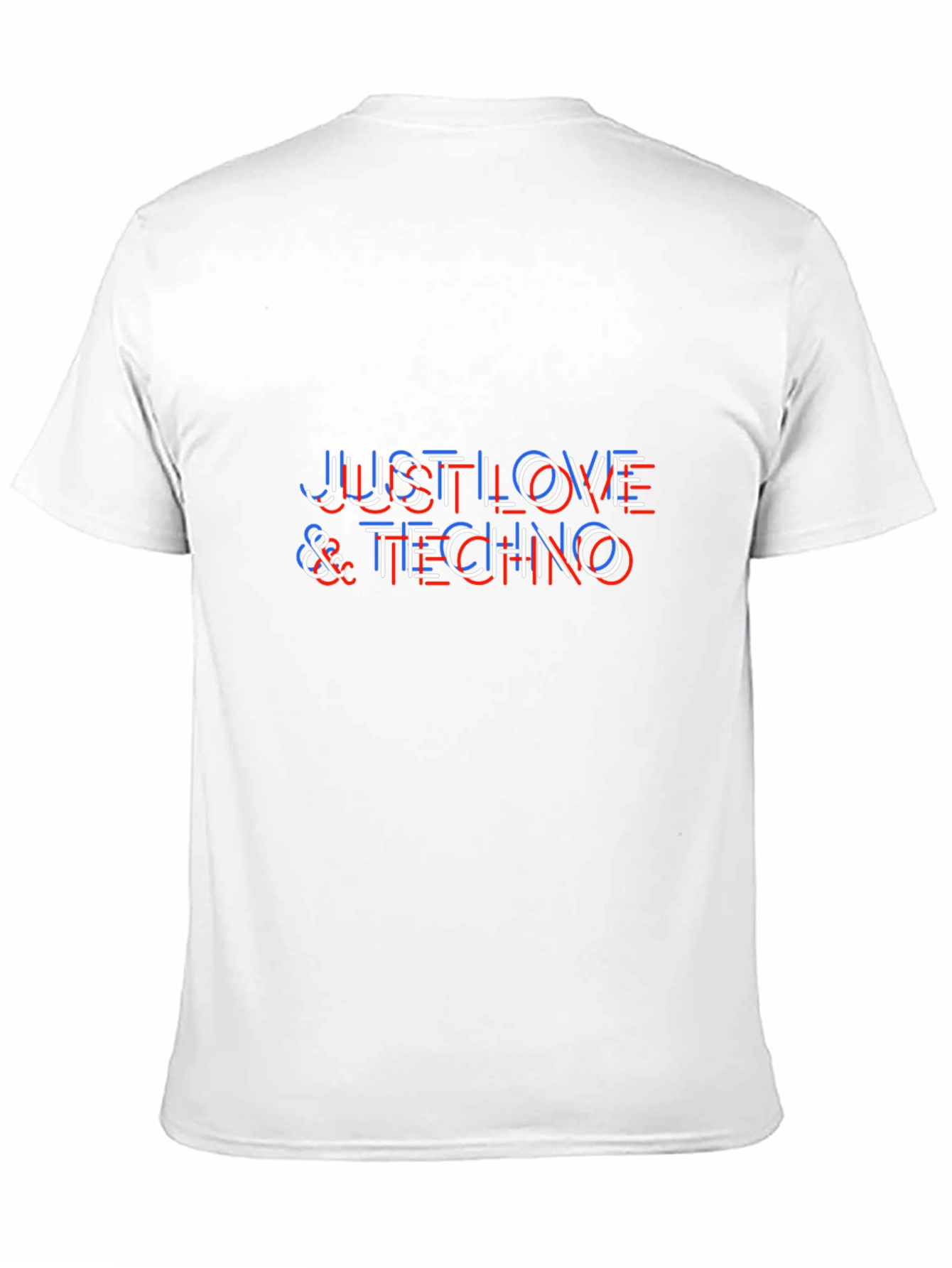 Just Love & Techno Graphic T-Shirt