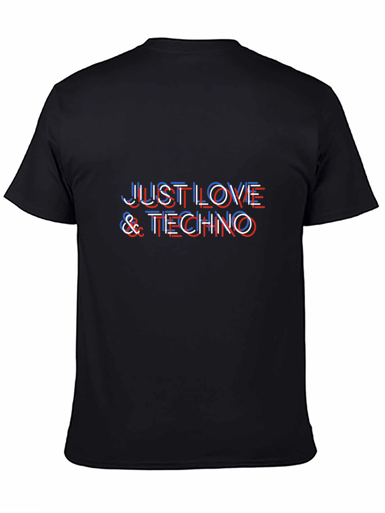 Just Love & Techno Graphic T-Shirt
