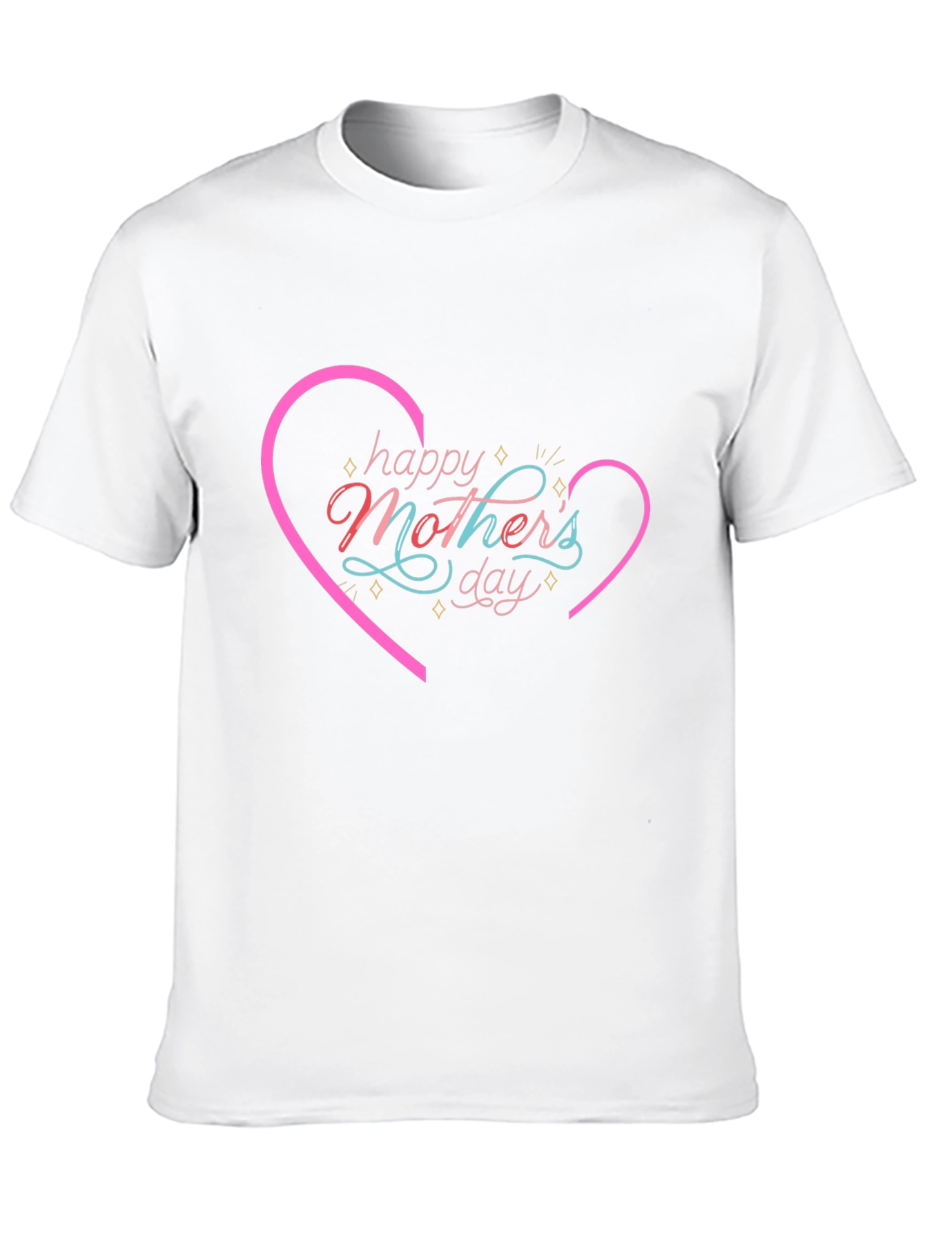 Happy Mothers Day Black T-Shirt