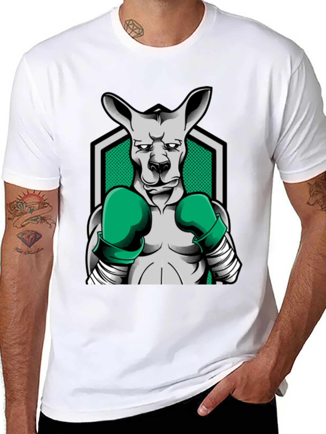 Kangaroo Boxer T-Shirt
