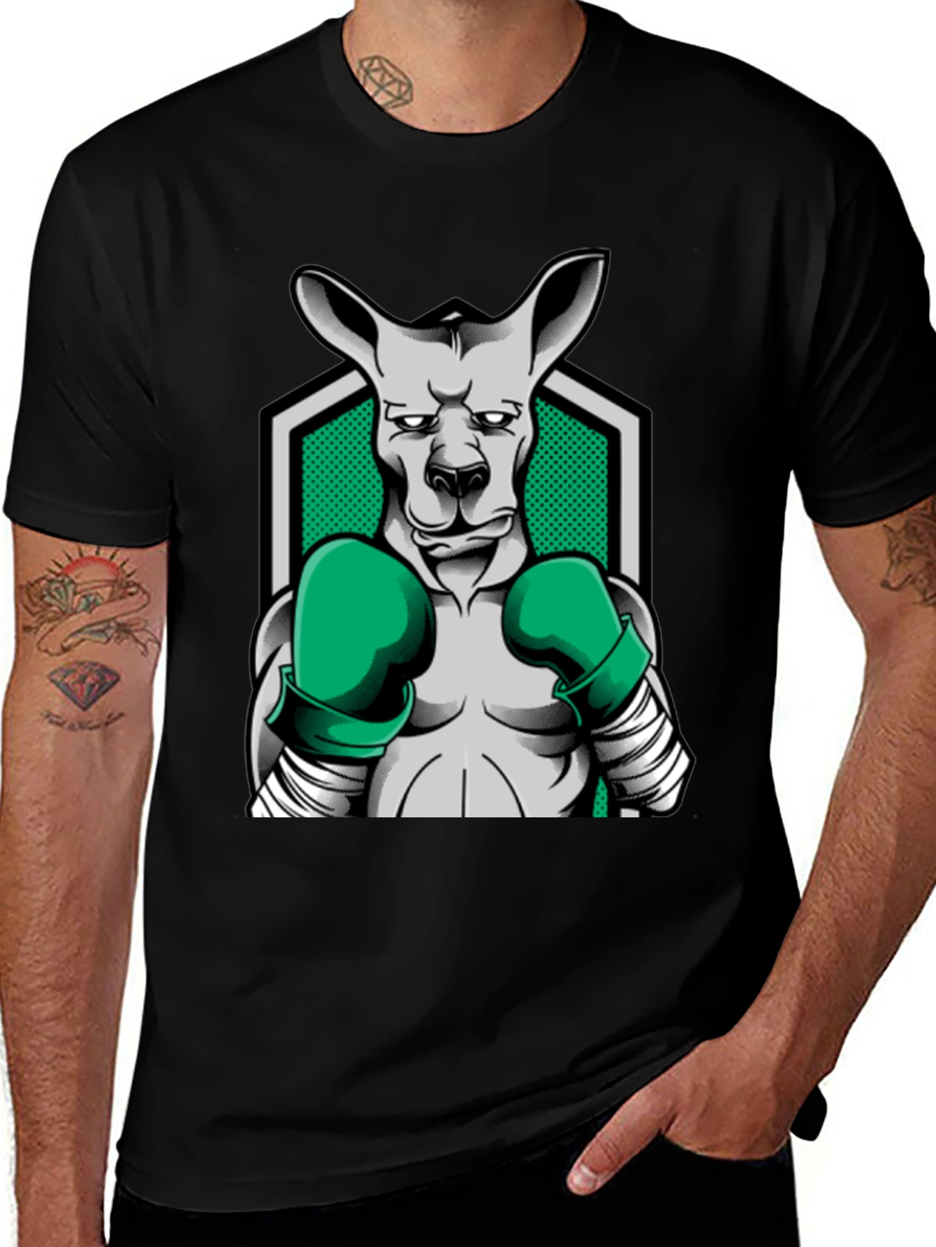 Kangaroo Boxer T-Shirt
