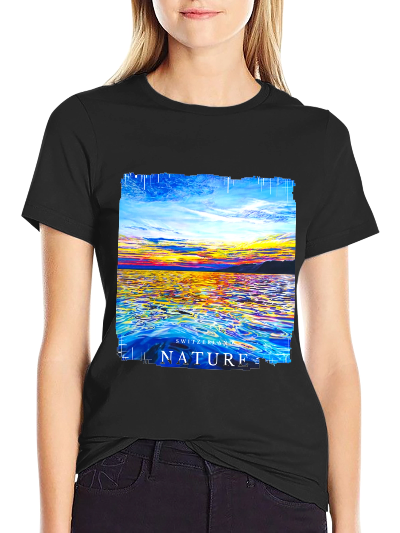 Switzerland Nature Graphic T-Shirt