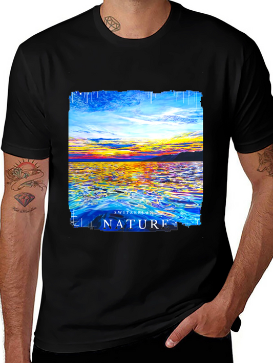 Switzerland Nature Graphic T-Shirt