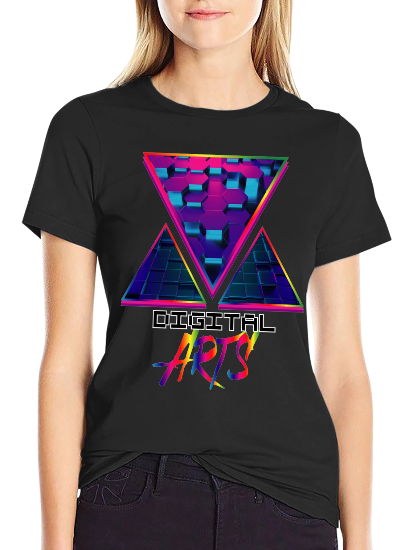 Digital Arts Retro Graphic T-Shirt
