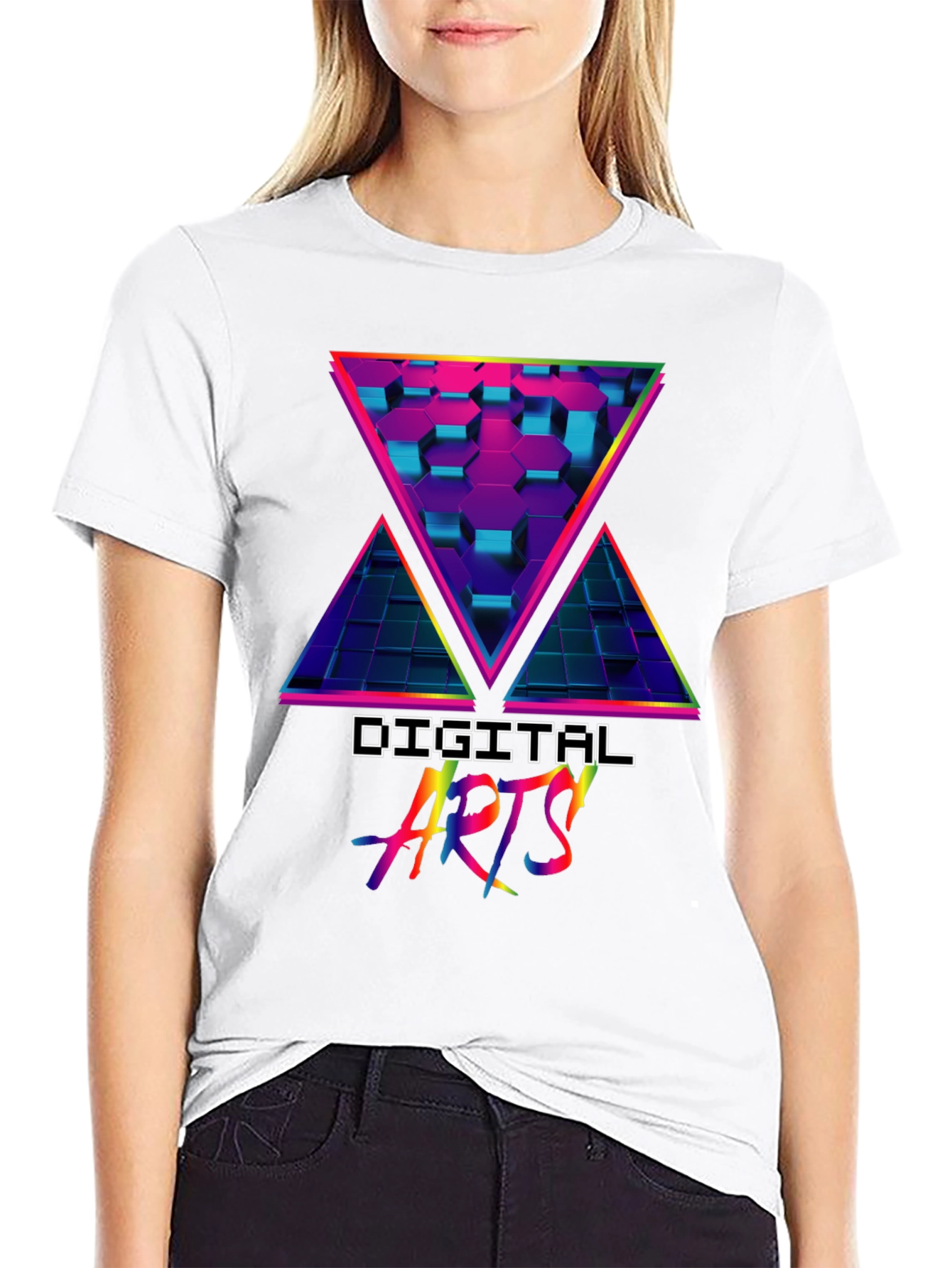 Digital Arts Retro Graphic T-Shirt
