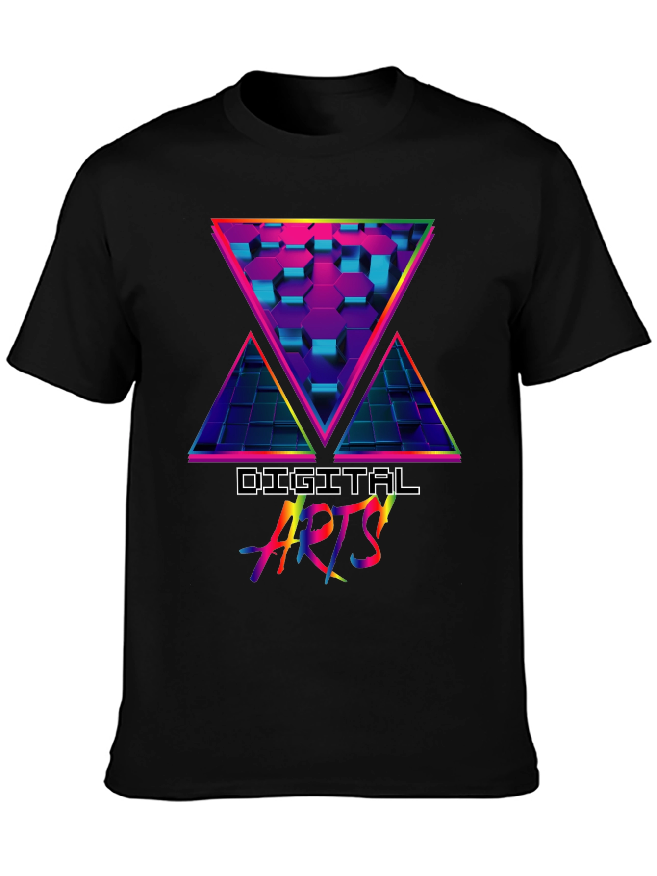 Digital Arts Retro Graphic T-Shirt