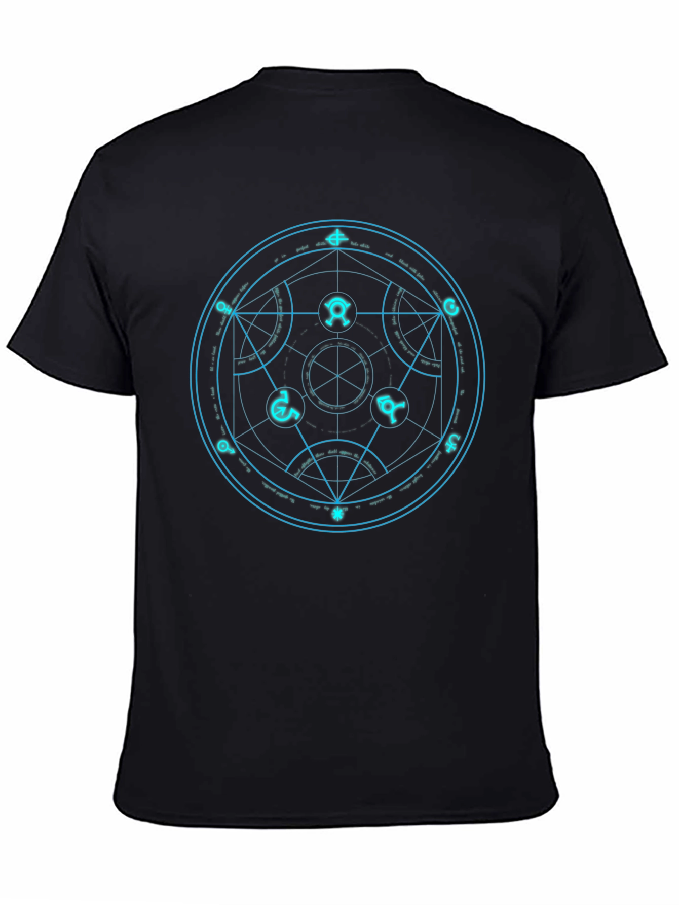 Mystic Circle Graphic Tee - Black